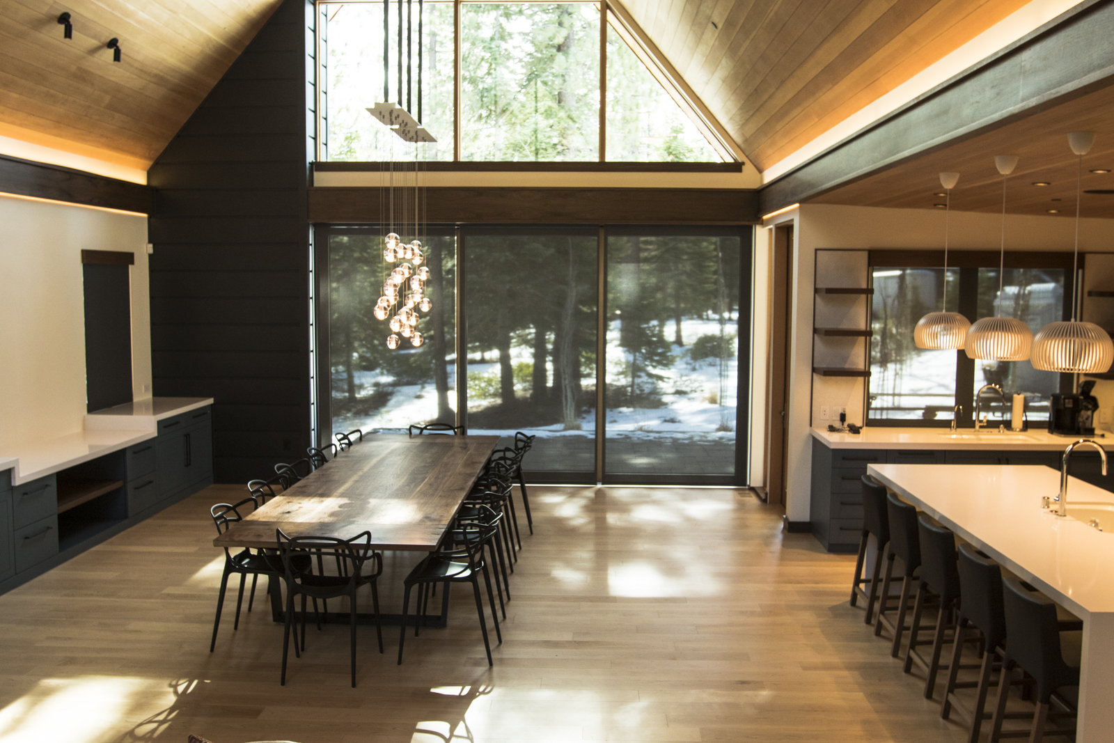 Custom Dining Table Modern Solid Wood