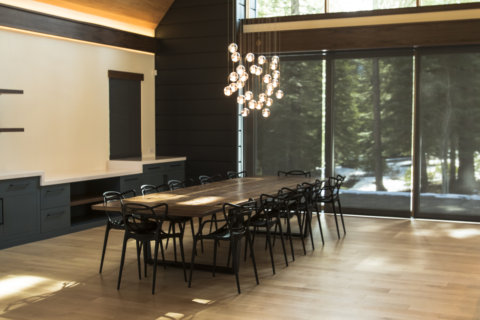 Custom Dining Table Modern Solid Wood