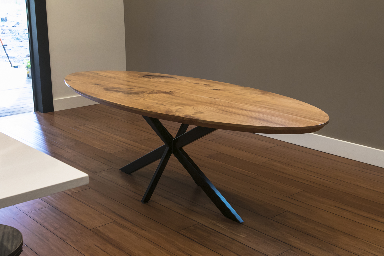 Custom Dining Table Modern Oval