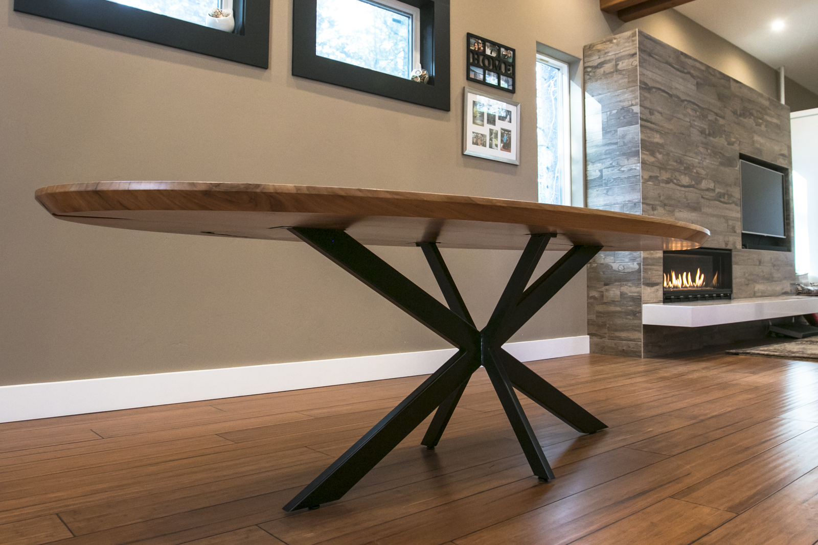 Custom Dining Table Modern Oval