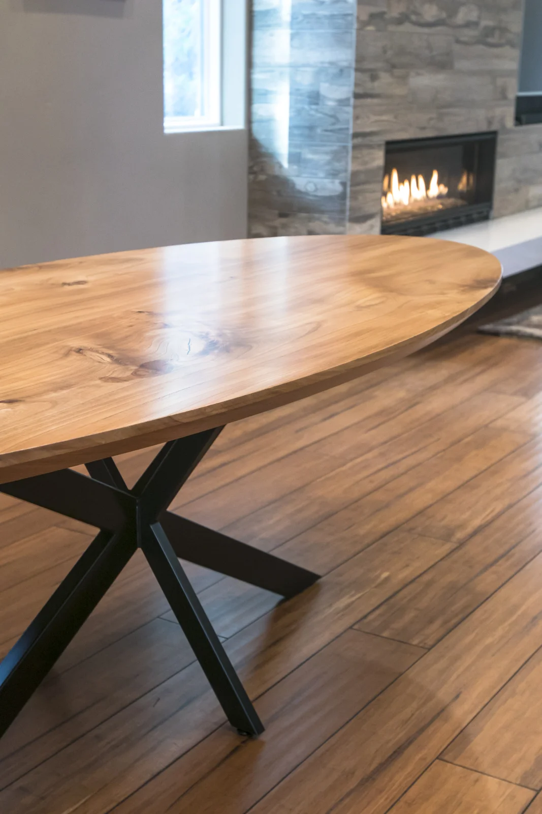 Custom Dining Table Modern Oval