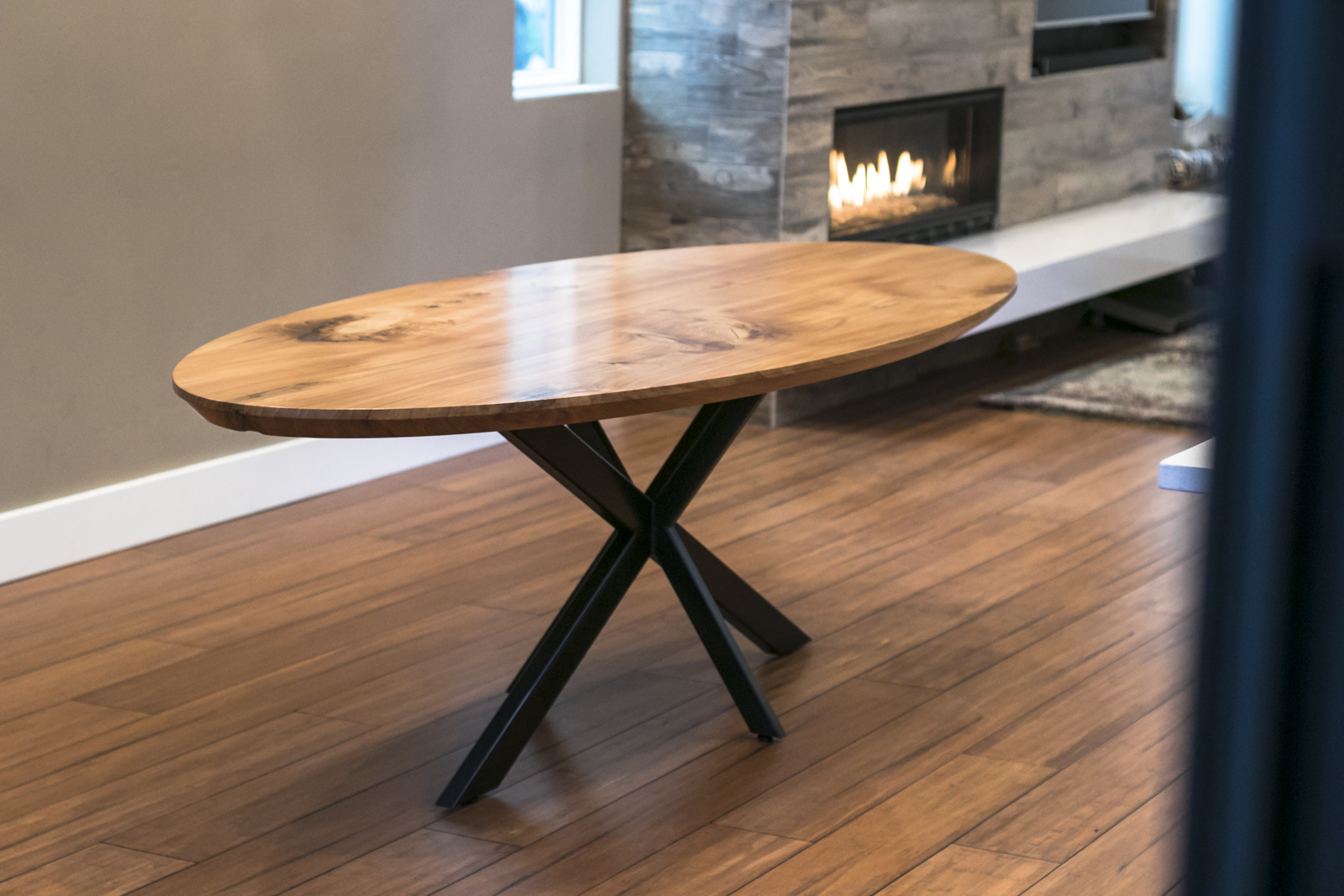 Custom Dining Table Modern Oval