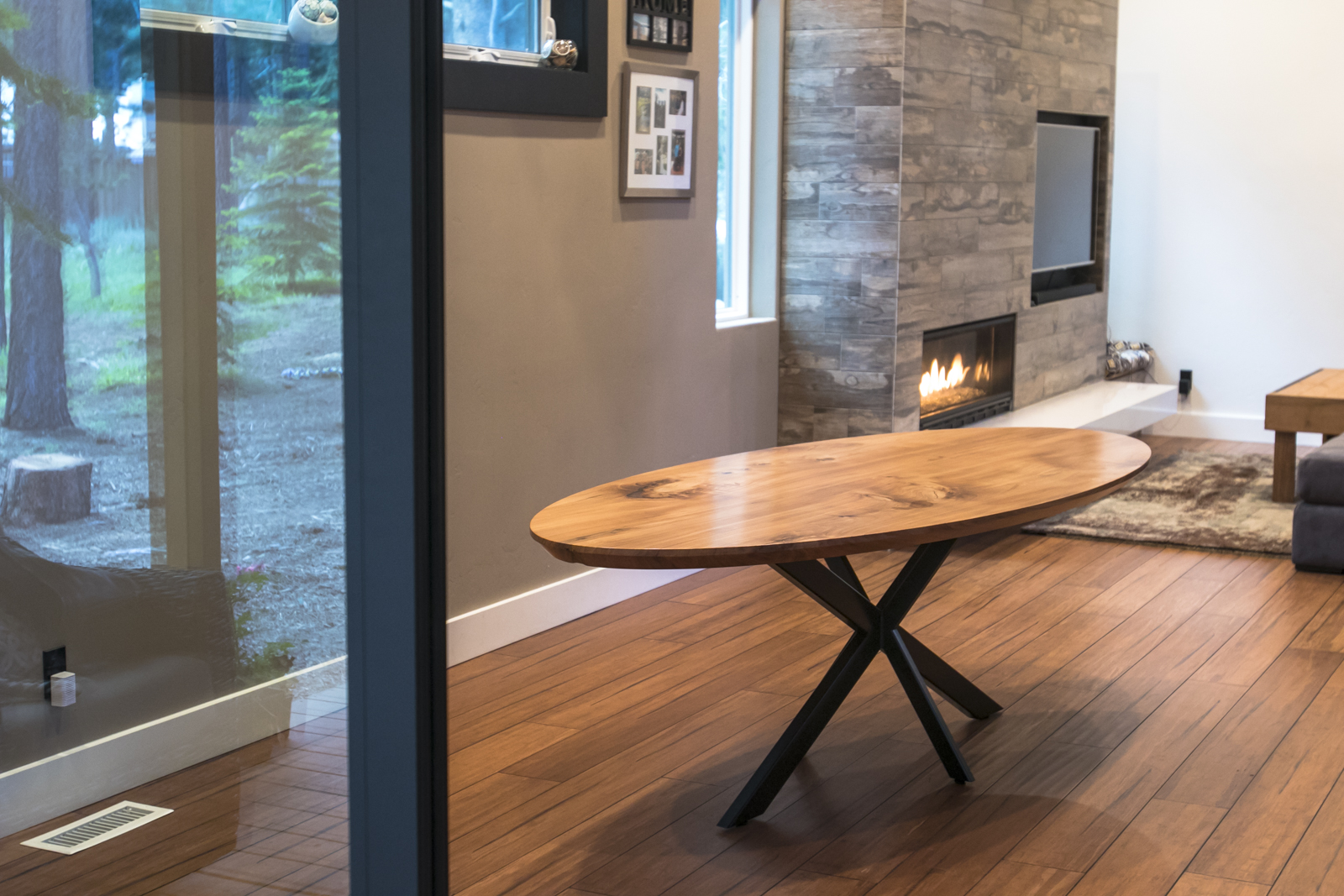 Custom Dining Table Modern Oval