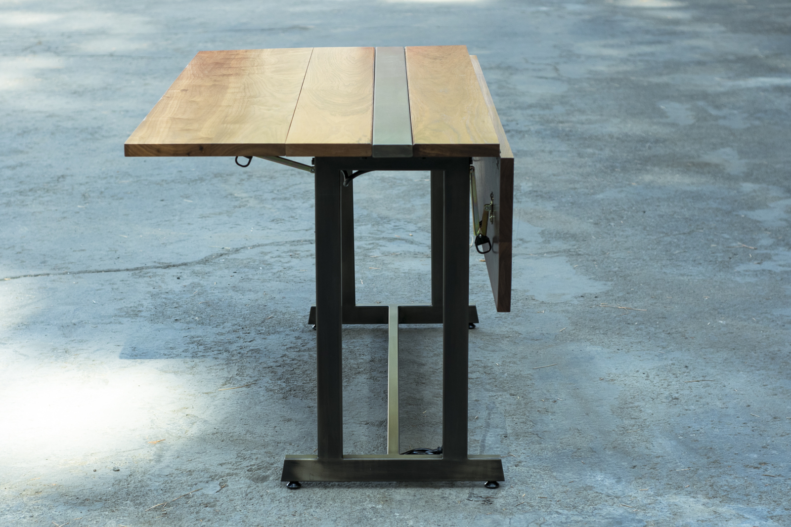 Custom Dining Table Modern Drop Leaf