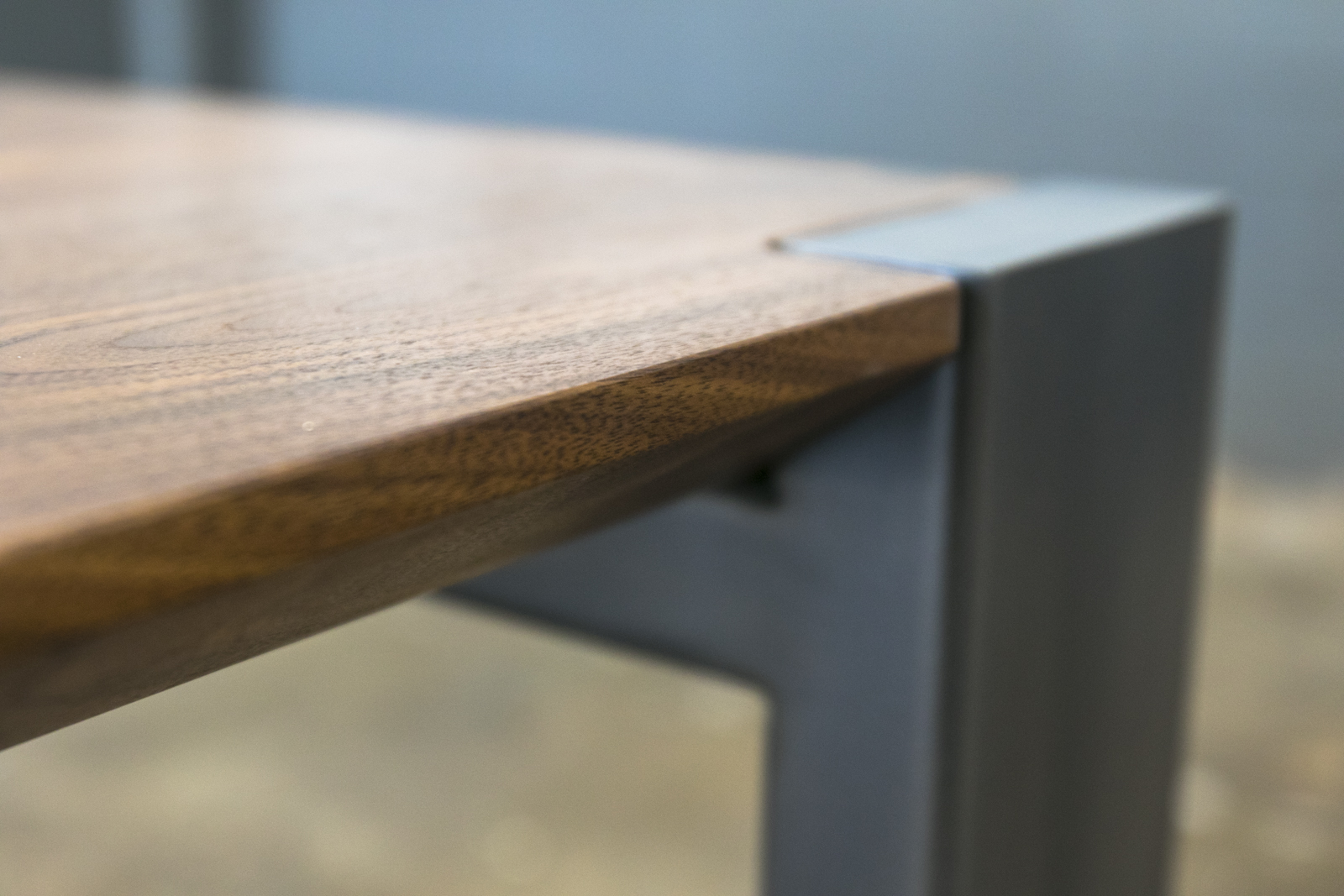 Custom Dining Table Modern Parsons Base