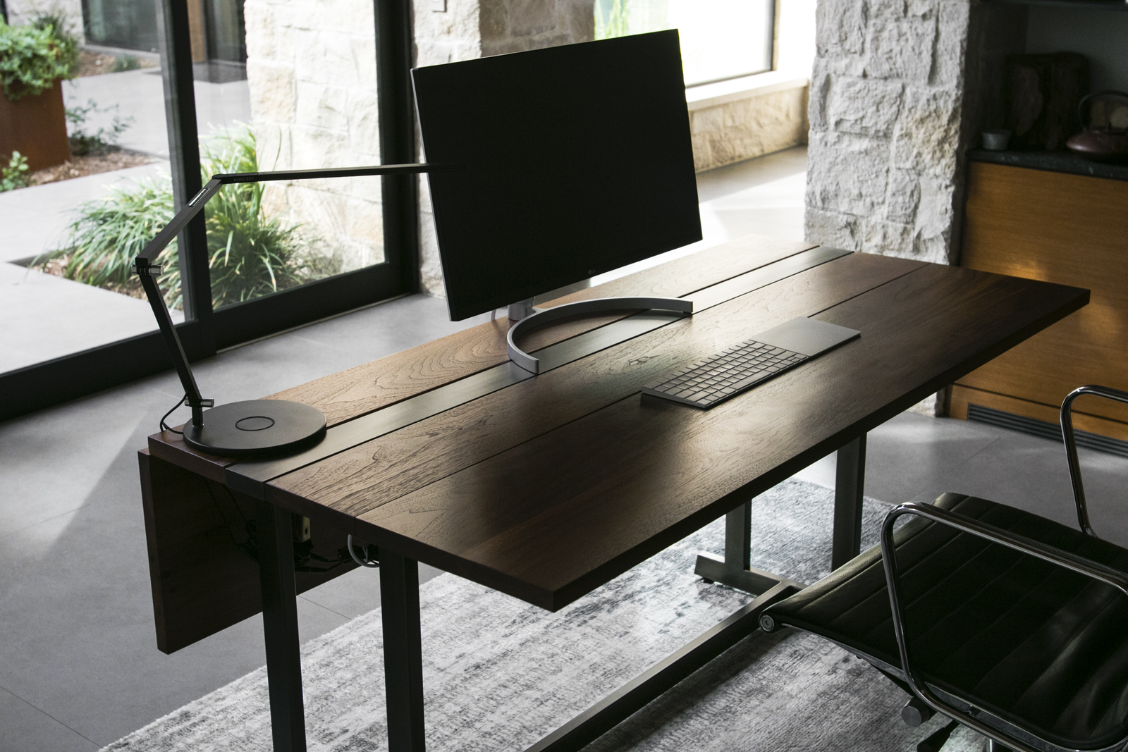 Custom Desk Modern Drop Leaf