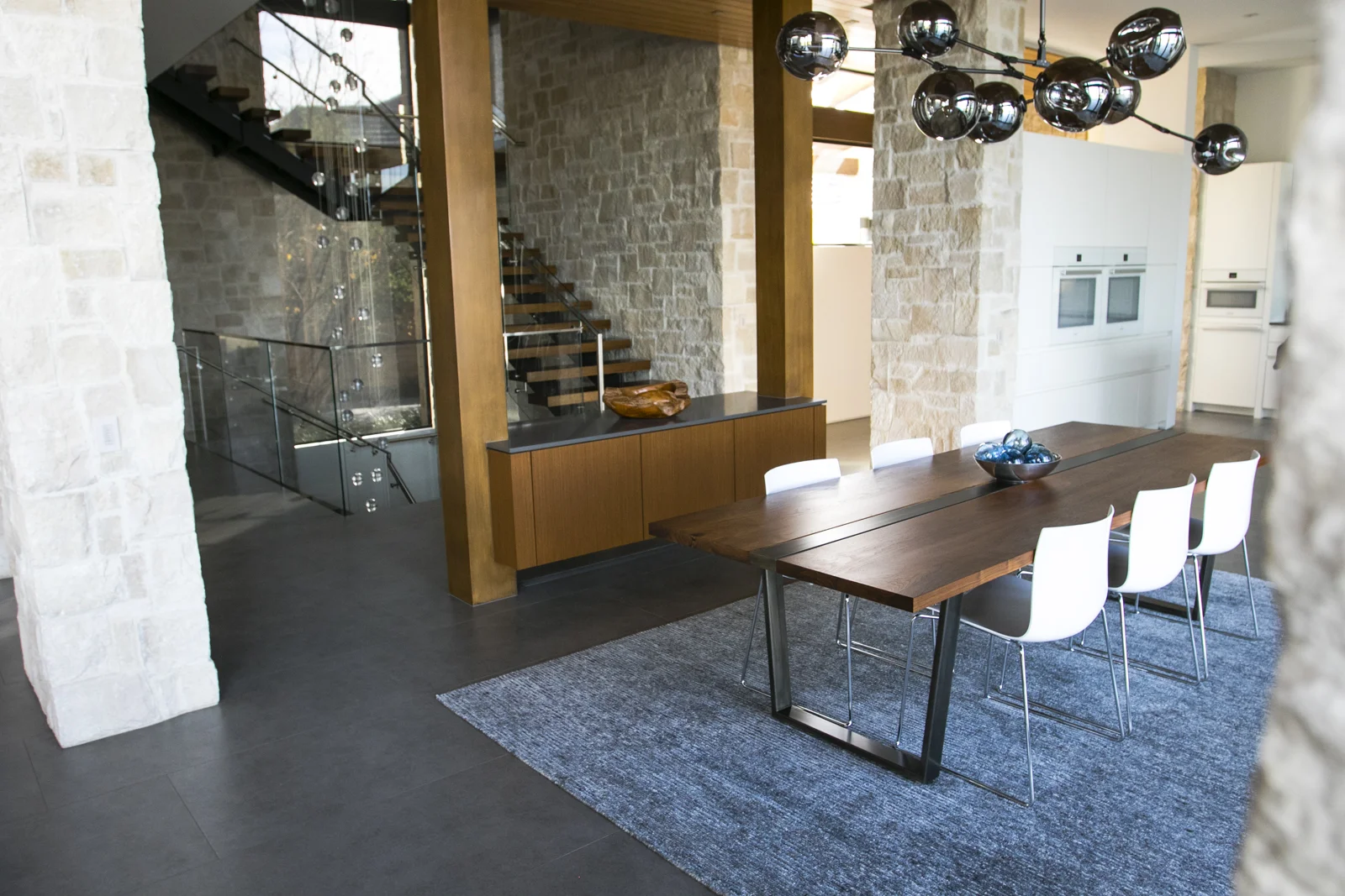 Custom Dining Table Wood and Steel