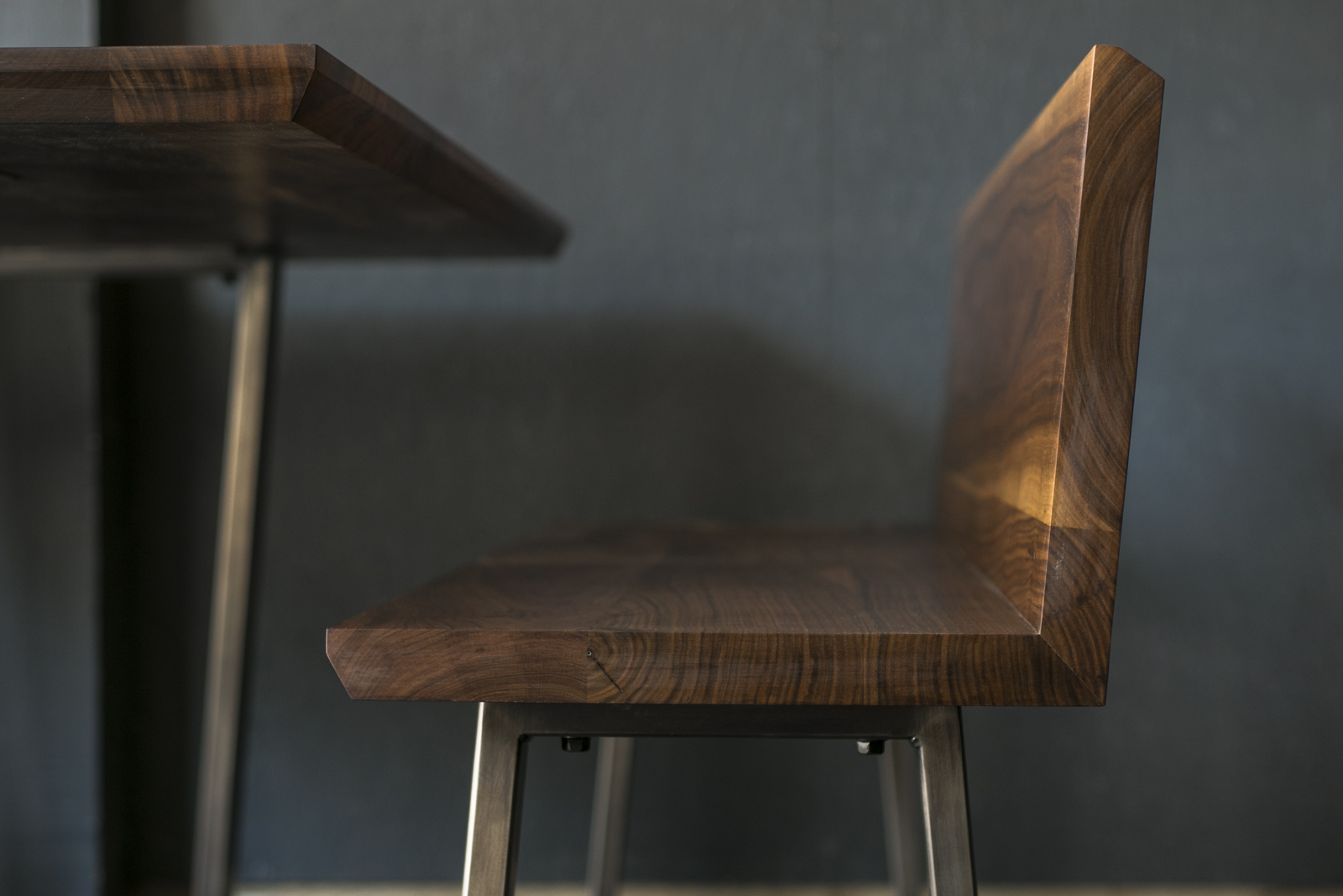 Custom Dining Table and Bench Set