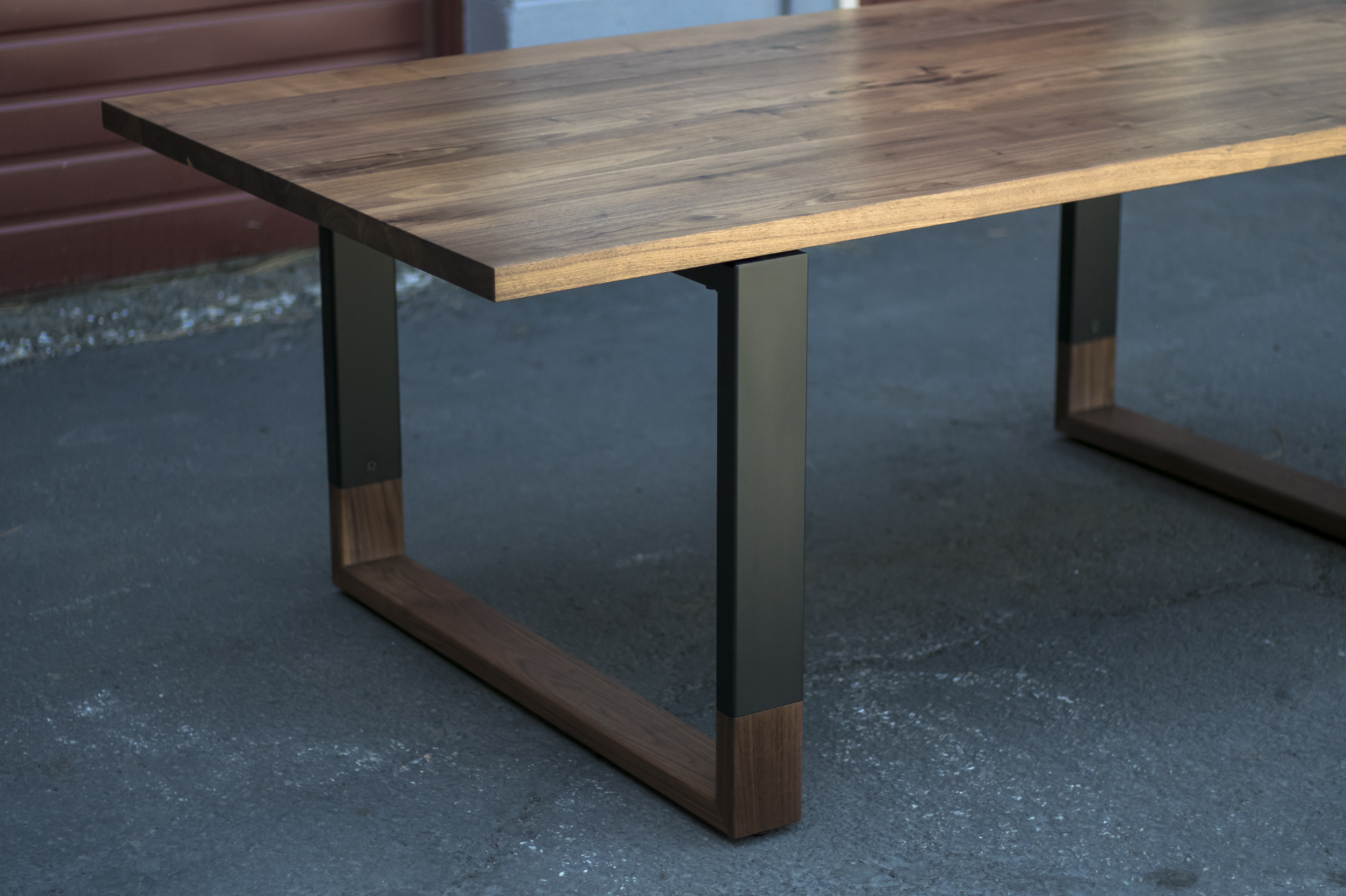 Mez Works Furniture Lake Tahoe And Sf Bay Area The Blend Walnut Steel Dining Table Wood Ced Legs Mez Works Furniture Lake Tahoe And Sf Bay Area The Blend Walnut Steel Dining Table Wood Ced Legs
