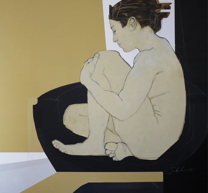 EOS - 170 x 175 cm Greek Goddess: means 'dawn' Stephanie HOPPEN Gallery