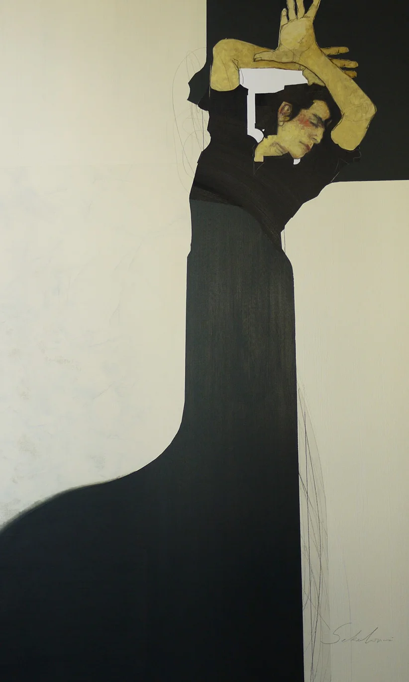 FLAMENCO - 210 x 140 cm Commissioned piece