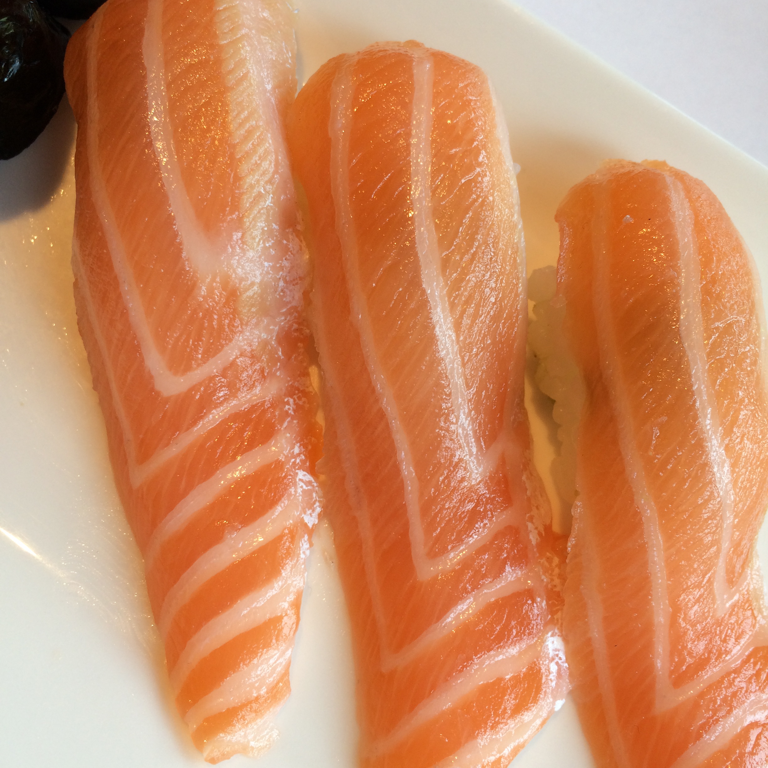 salmon belly nigiri Sushi Itaewon Seoul South Korea