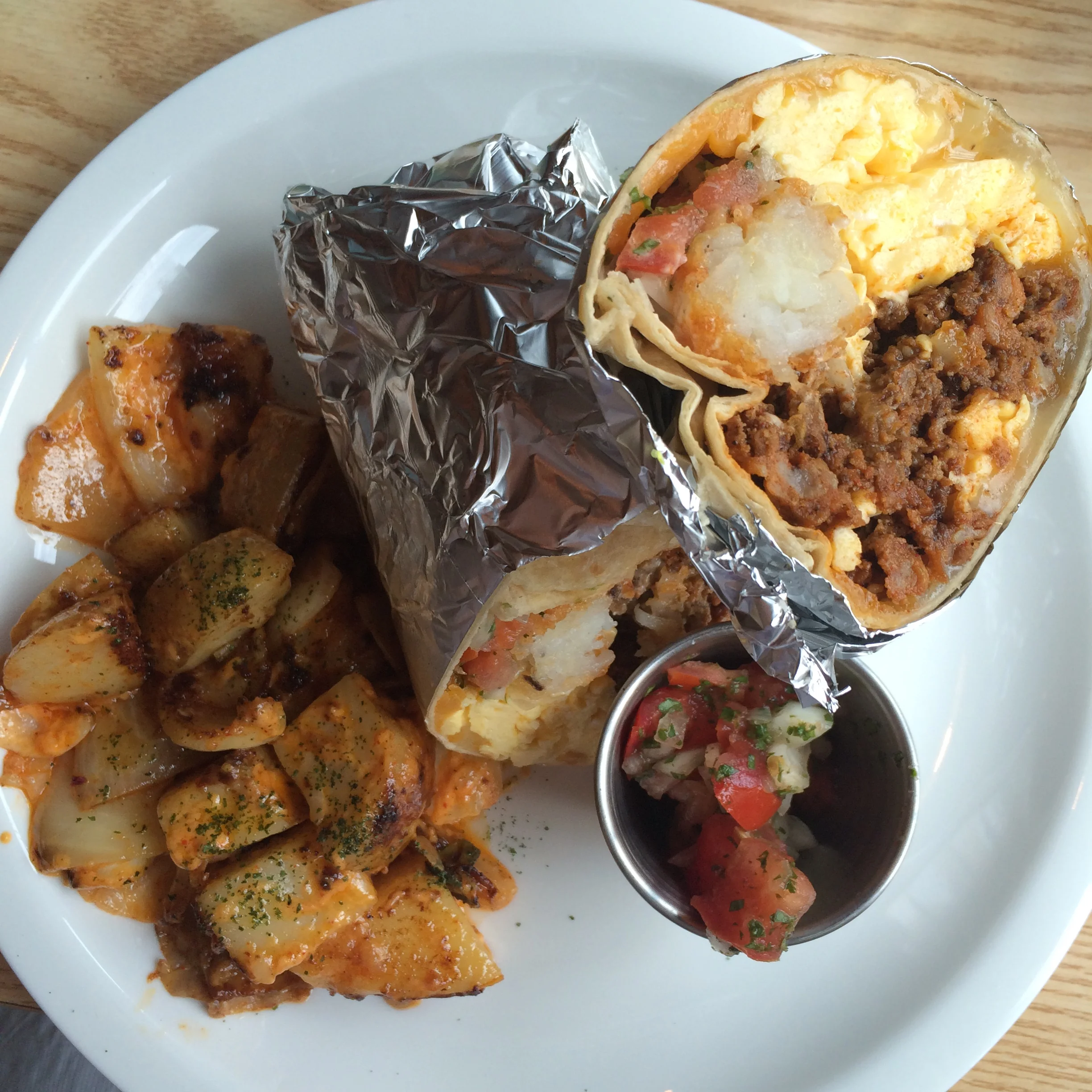 breakfast burrito Left Coast Burgers Itaewon