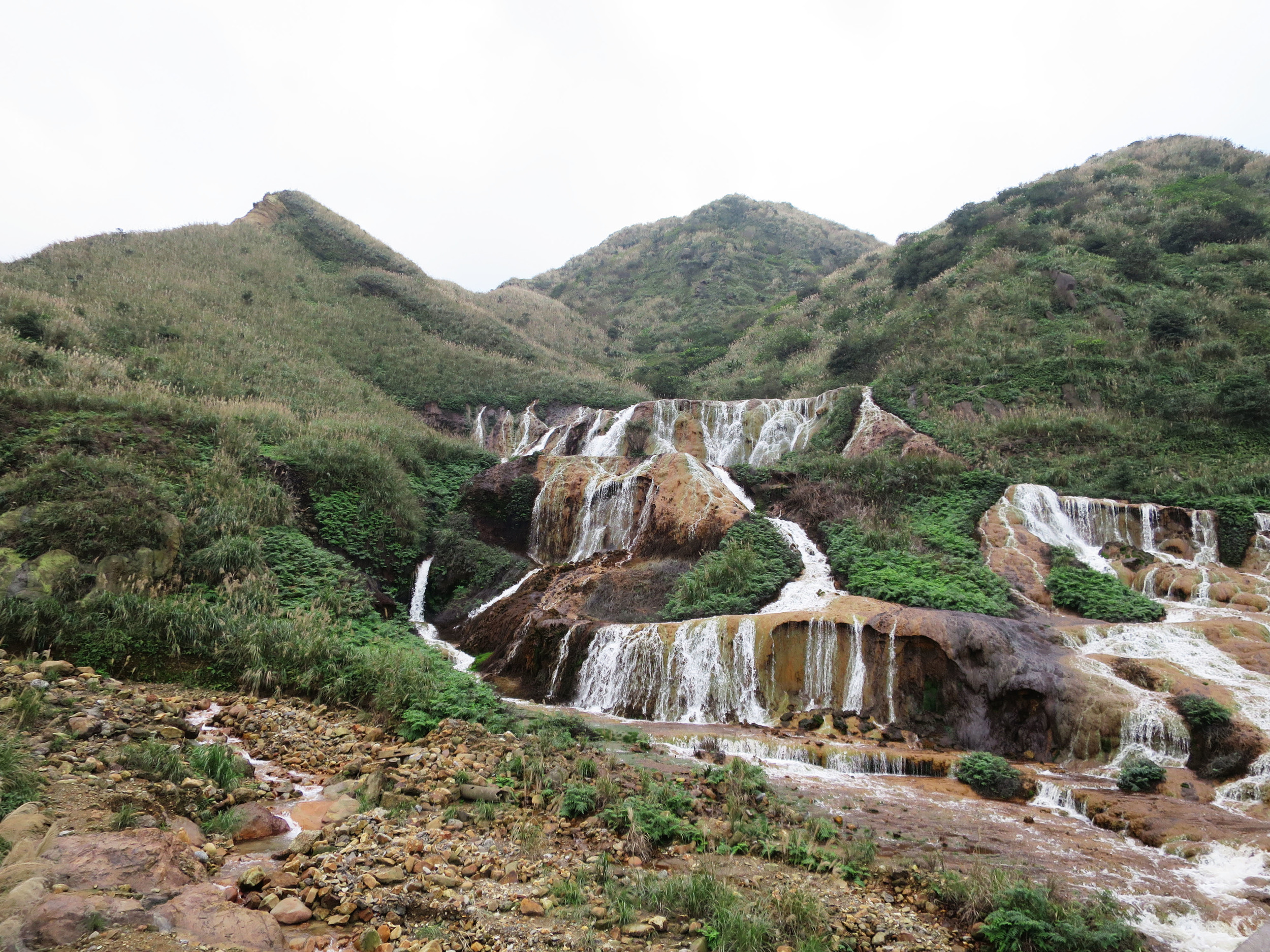 The Golden Waterfall, Ruifang District, Taiwan
