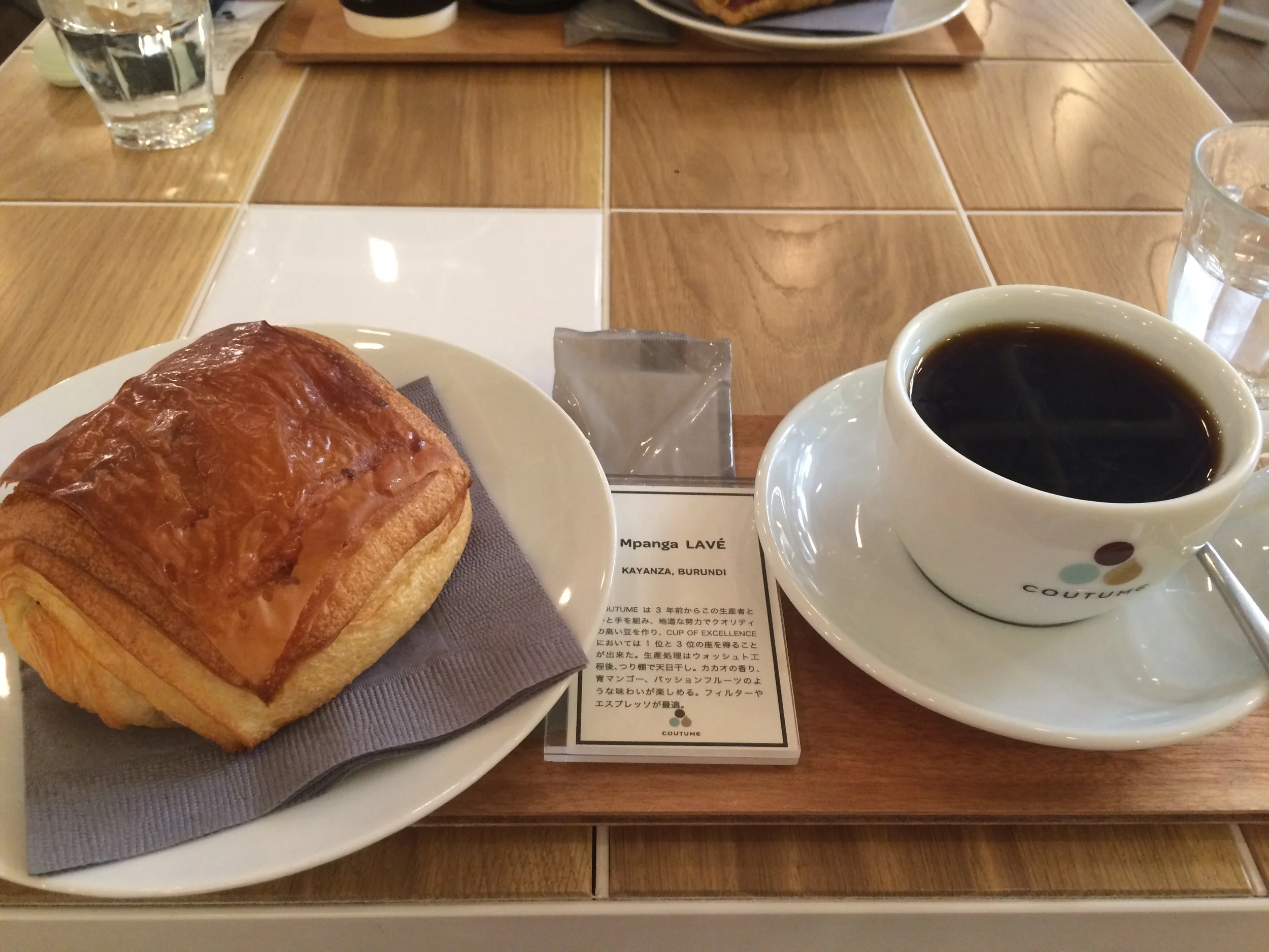 Coutume Coffee and Pain au Chocolat, Tokyo