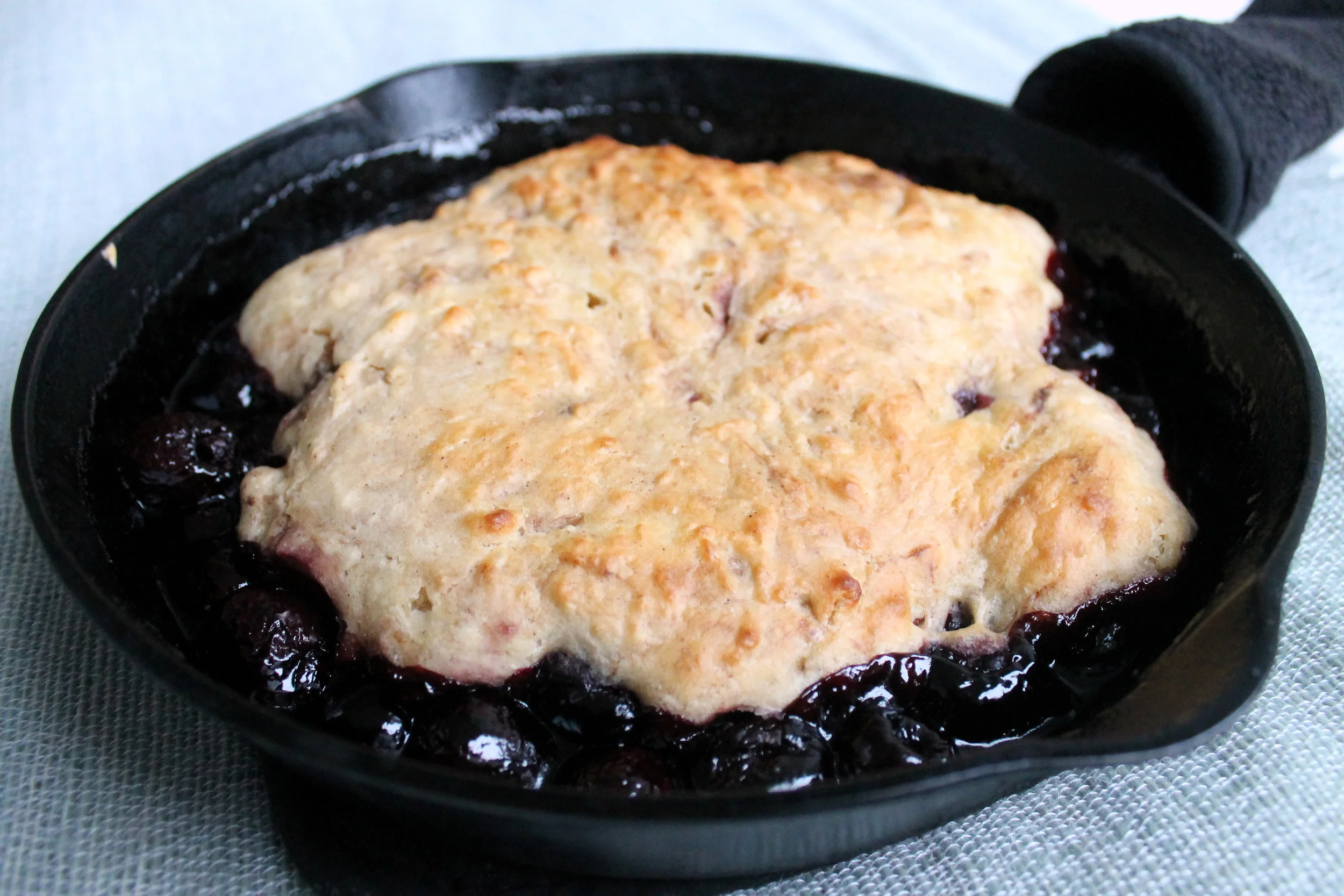 Skillet Cherry Cobbler