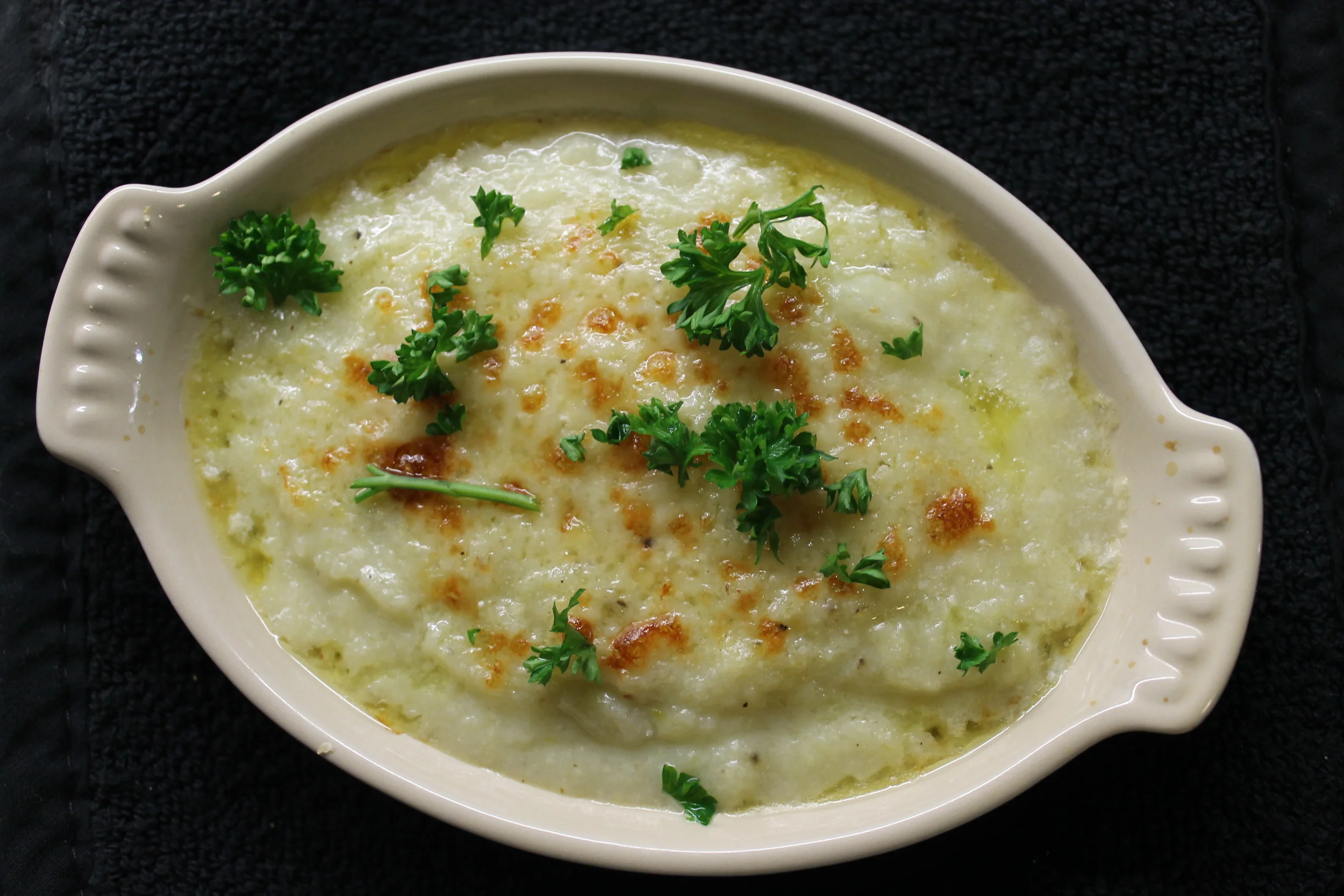 Offerings from Cinque Terre: Part I - Cauliflower and Leek Gratin