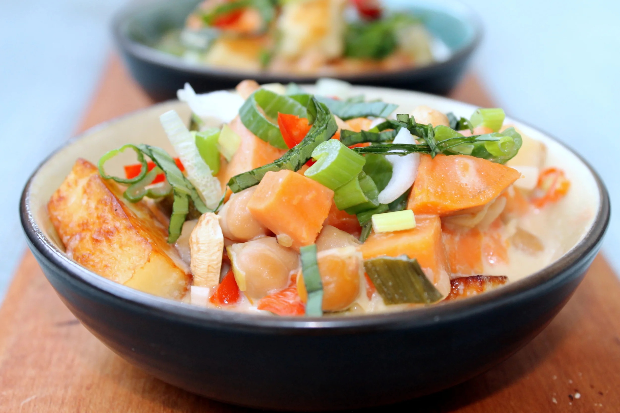 Coconut-Lime Sweet Potato and Chickpea Stew