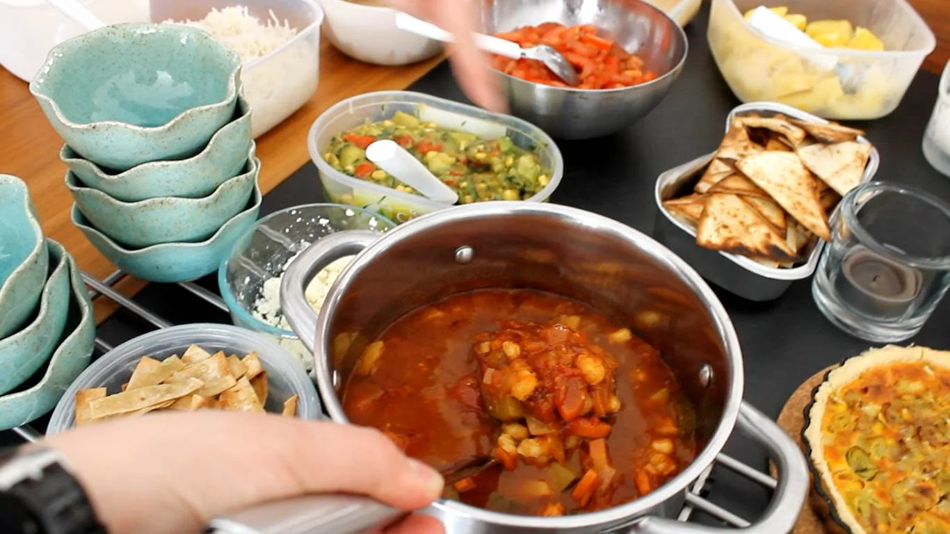 Red Vegetable Pozole