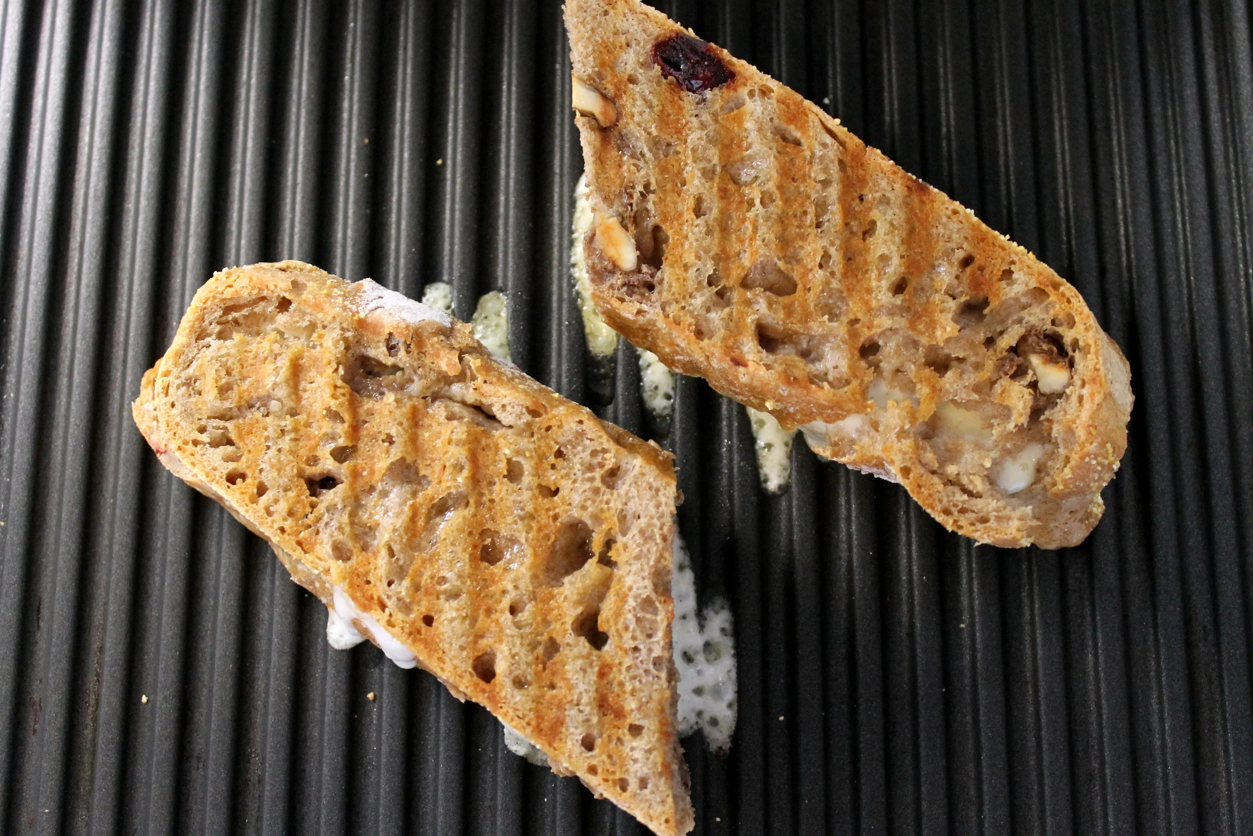 Brie Panini with Cranberry-Walnut Bread
