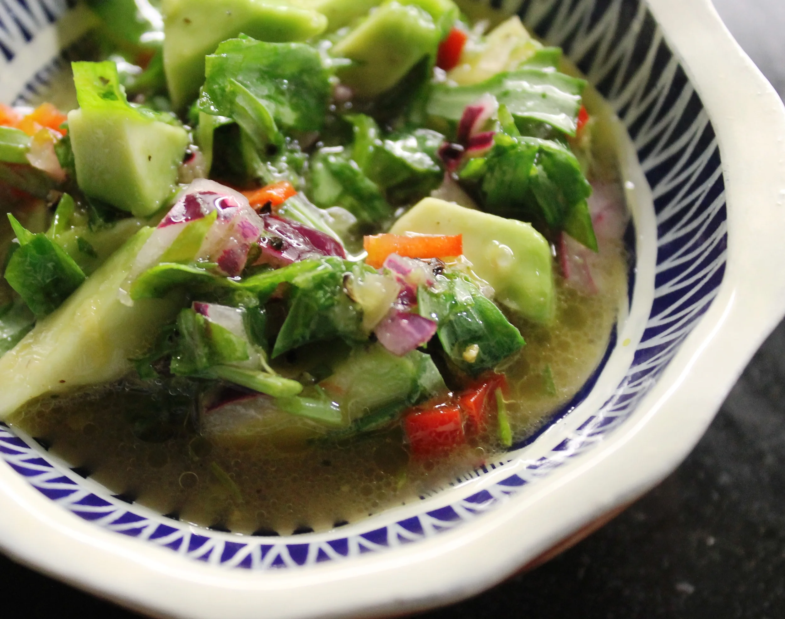 Herbed Lemon Oil with Avocado