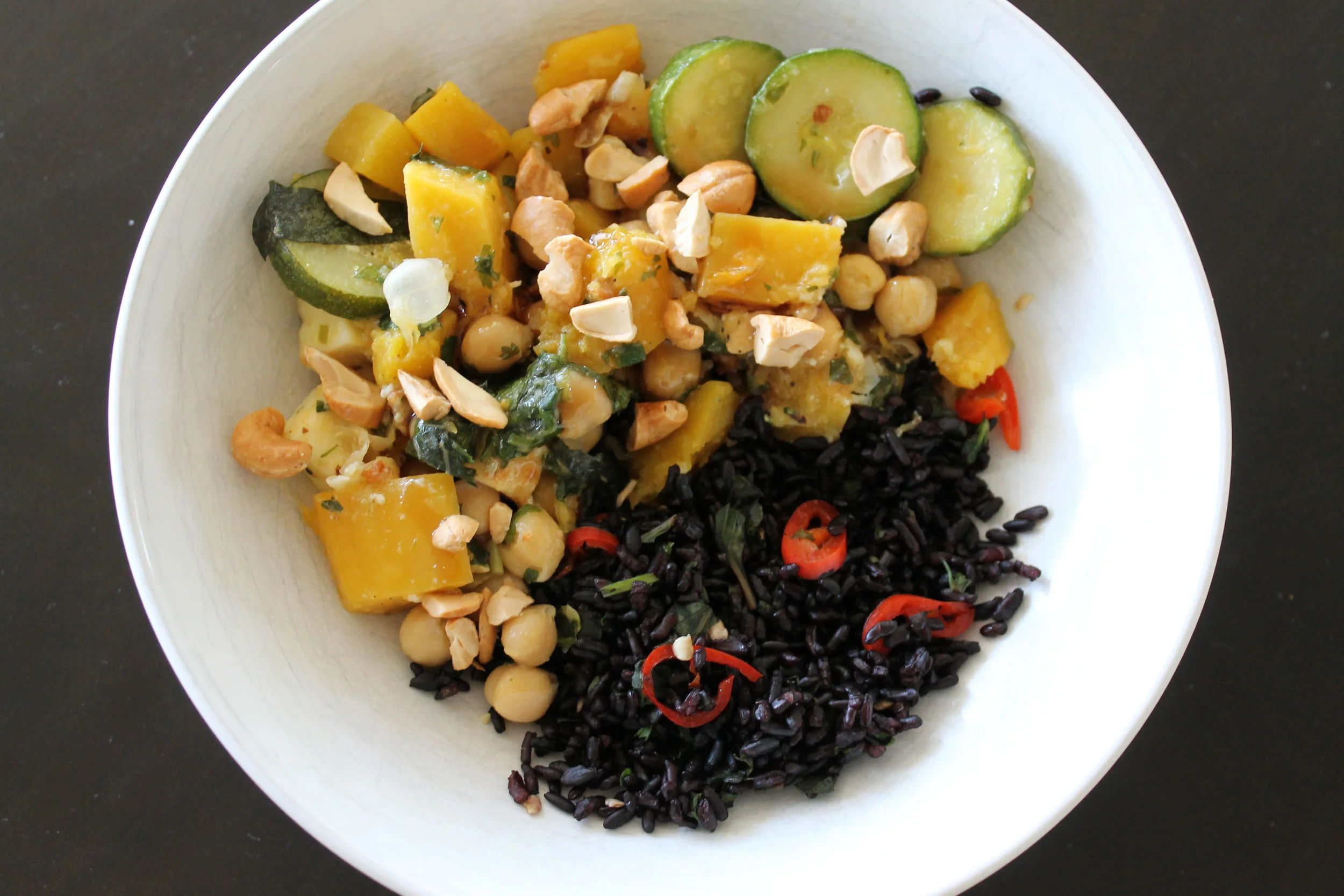 Thai Vegetable Stew With Paneer And Chickpeas