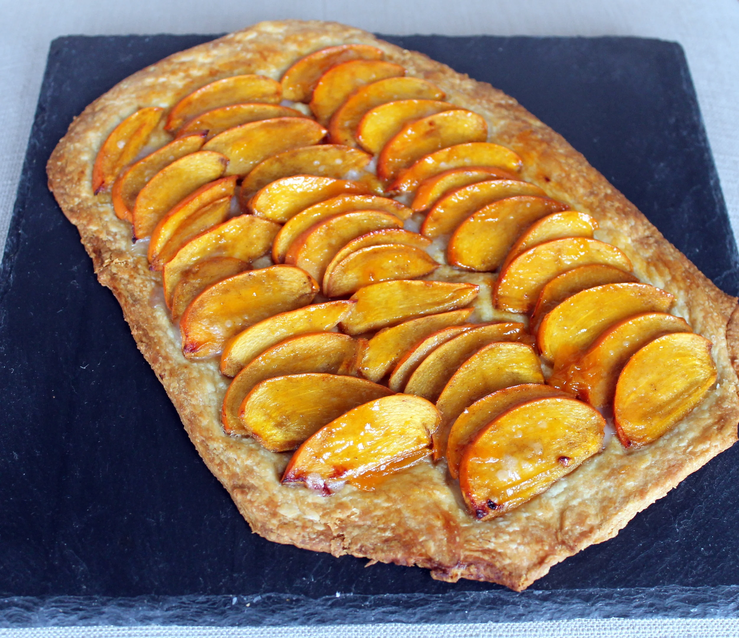 Rustic Persimmon Tart