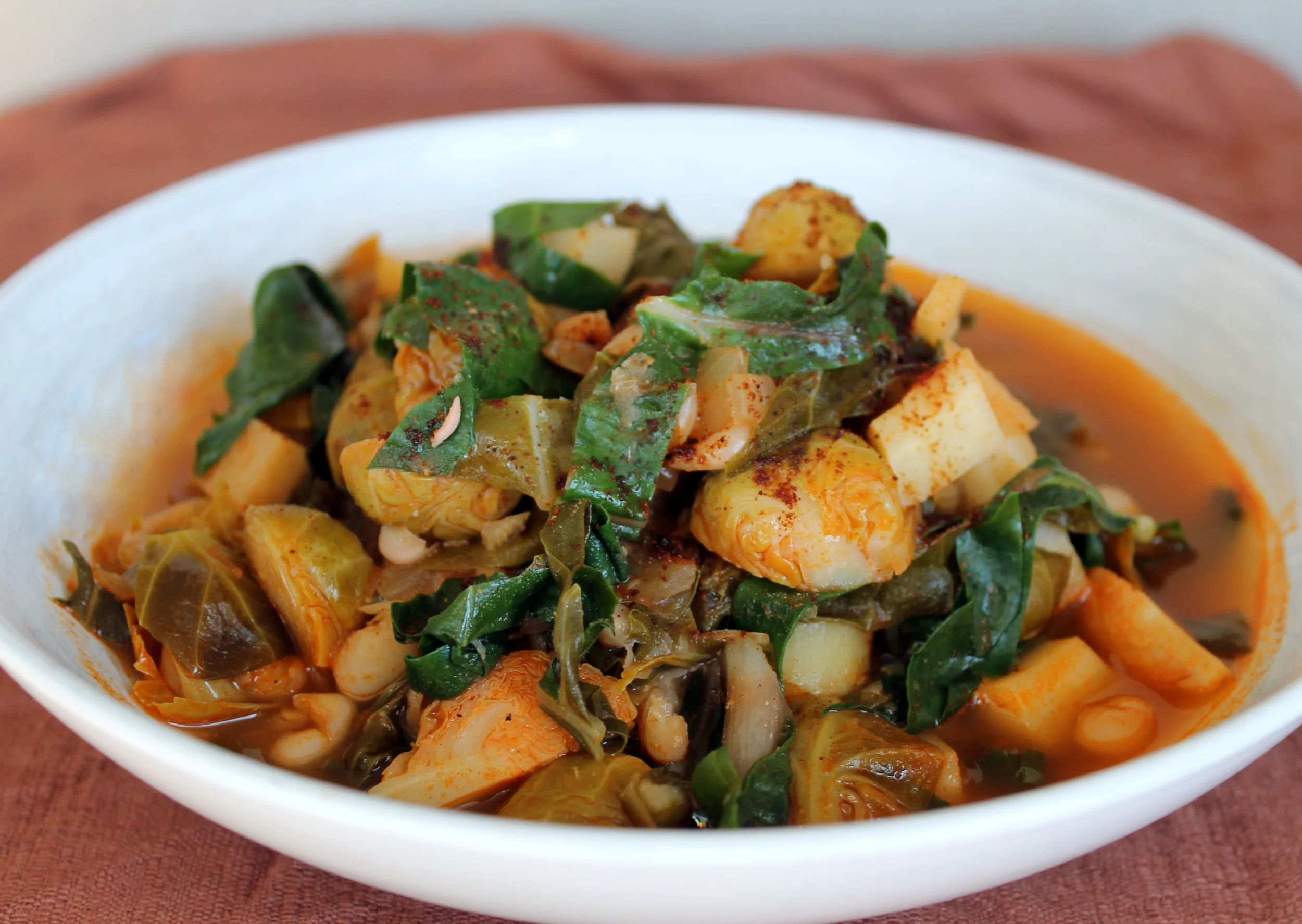 Hearty Autumn Vegetable and Apple Stew