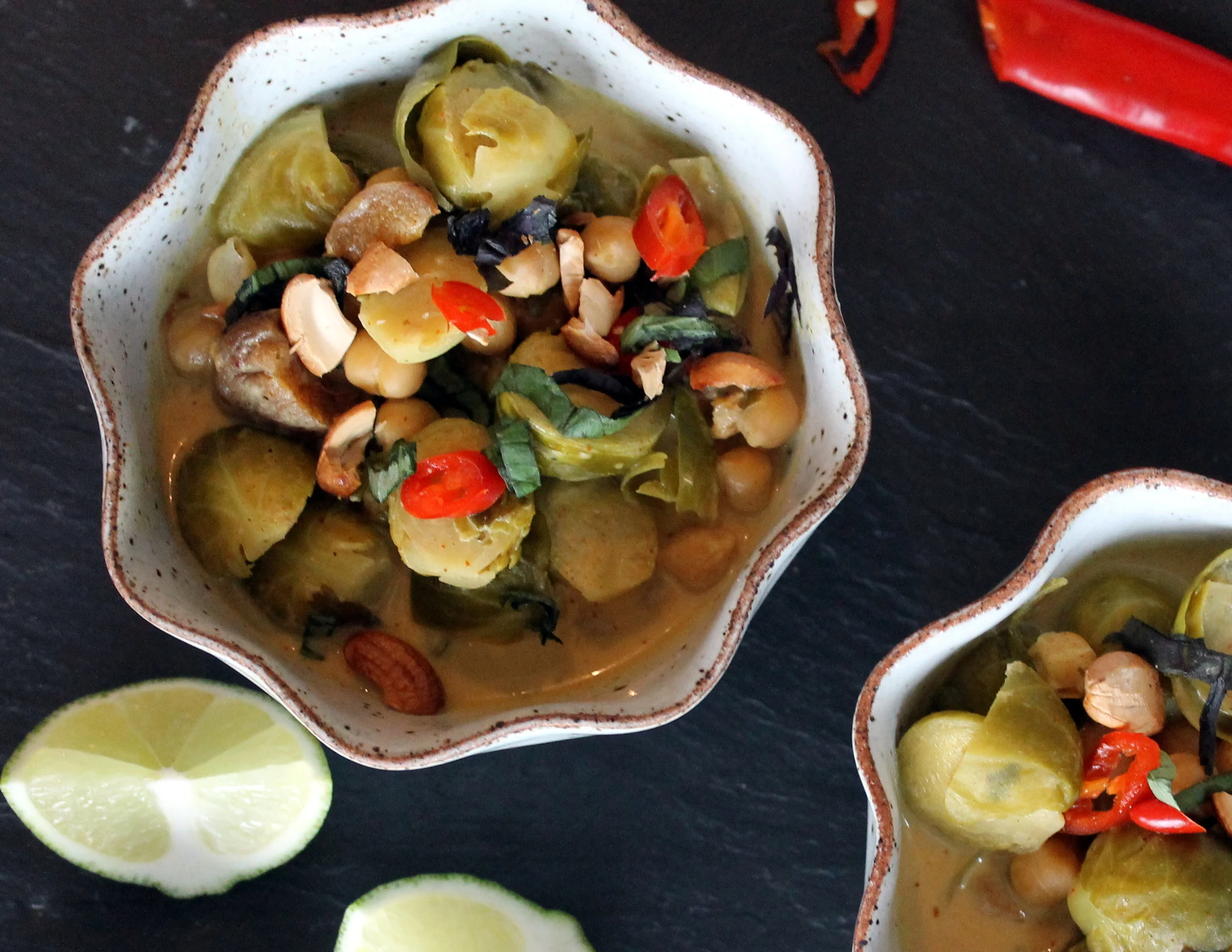 Brussels Sprout Coconut Curry + My Weeknight Curry Formula