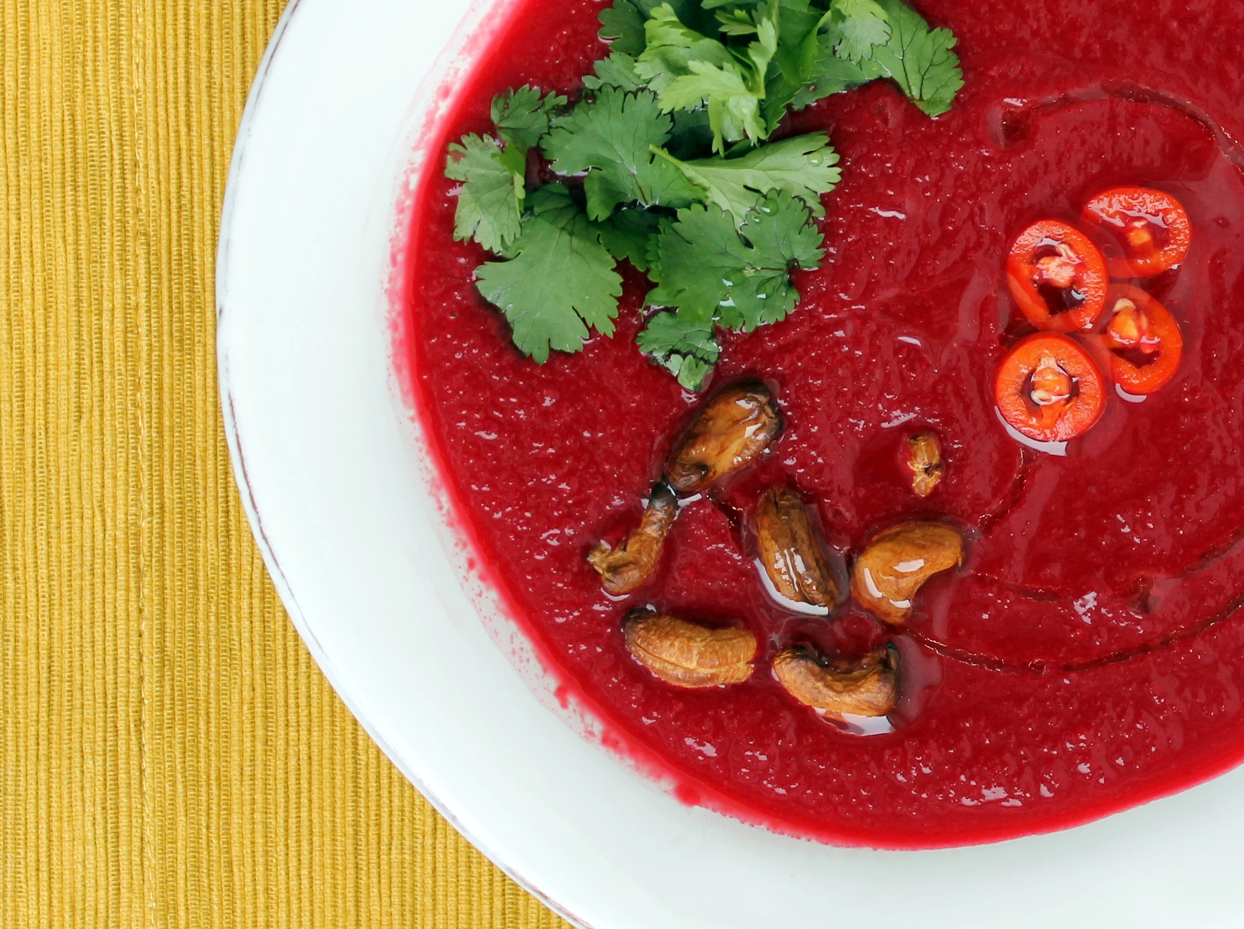 Cleansing Series: Beet, Ginger, Apple Soup