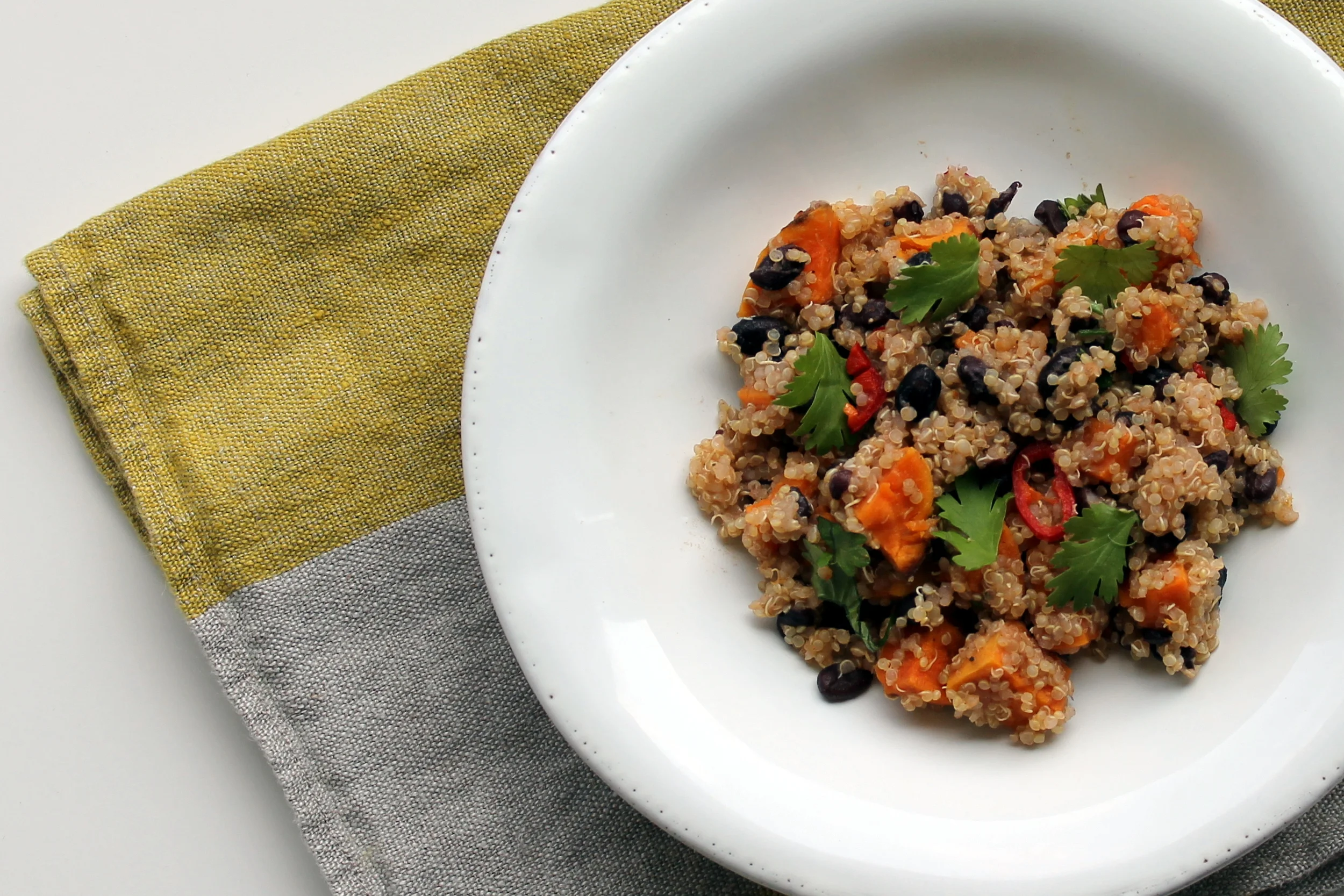 Sweet Potato and Lime Quinoa Salad