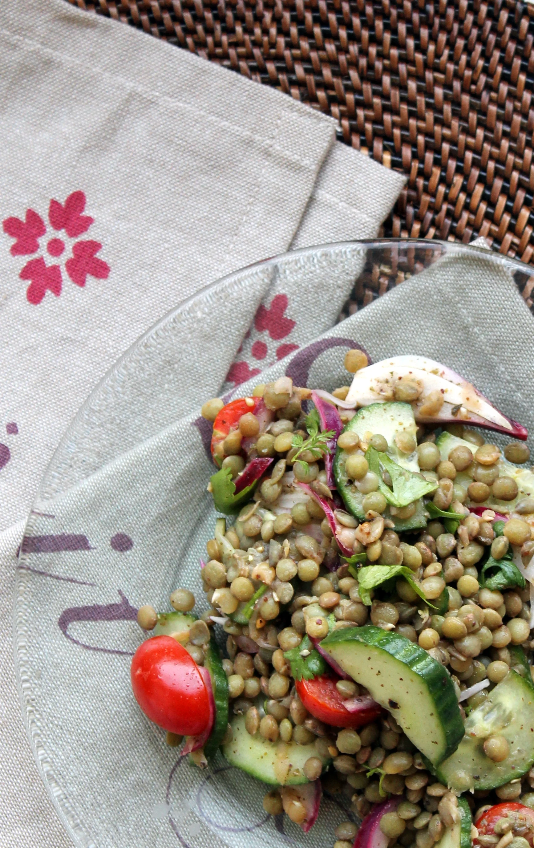 Middle Eastern Lentil Salad