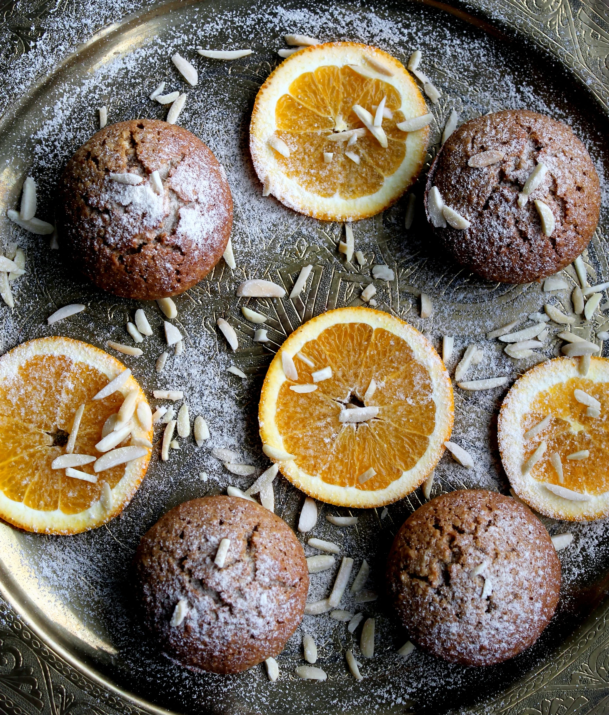 Orange + Almond Olive Oil Muffins