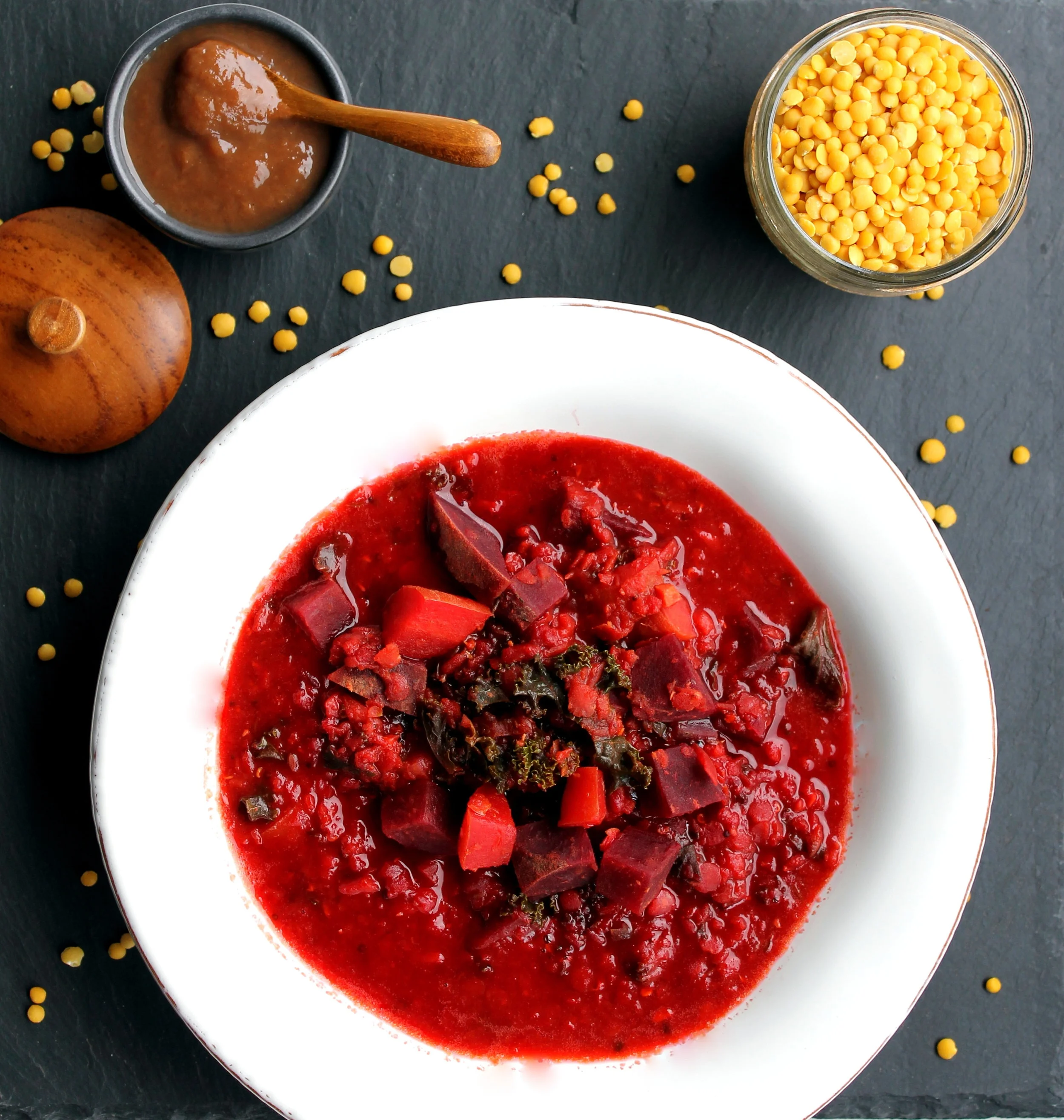 Beet & Split Pea Dal