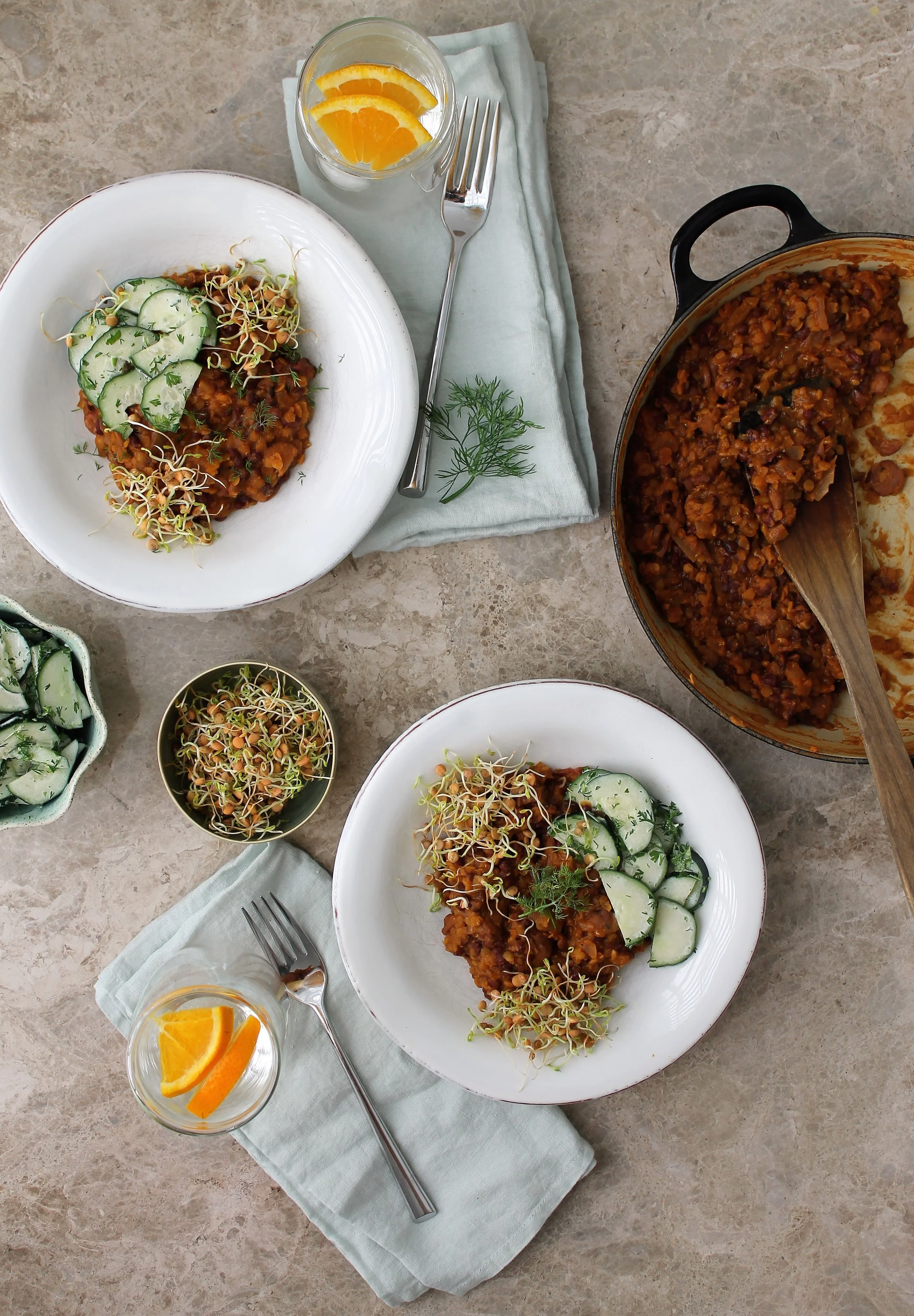 BBQ Bean Summer Bowls