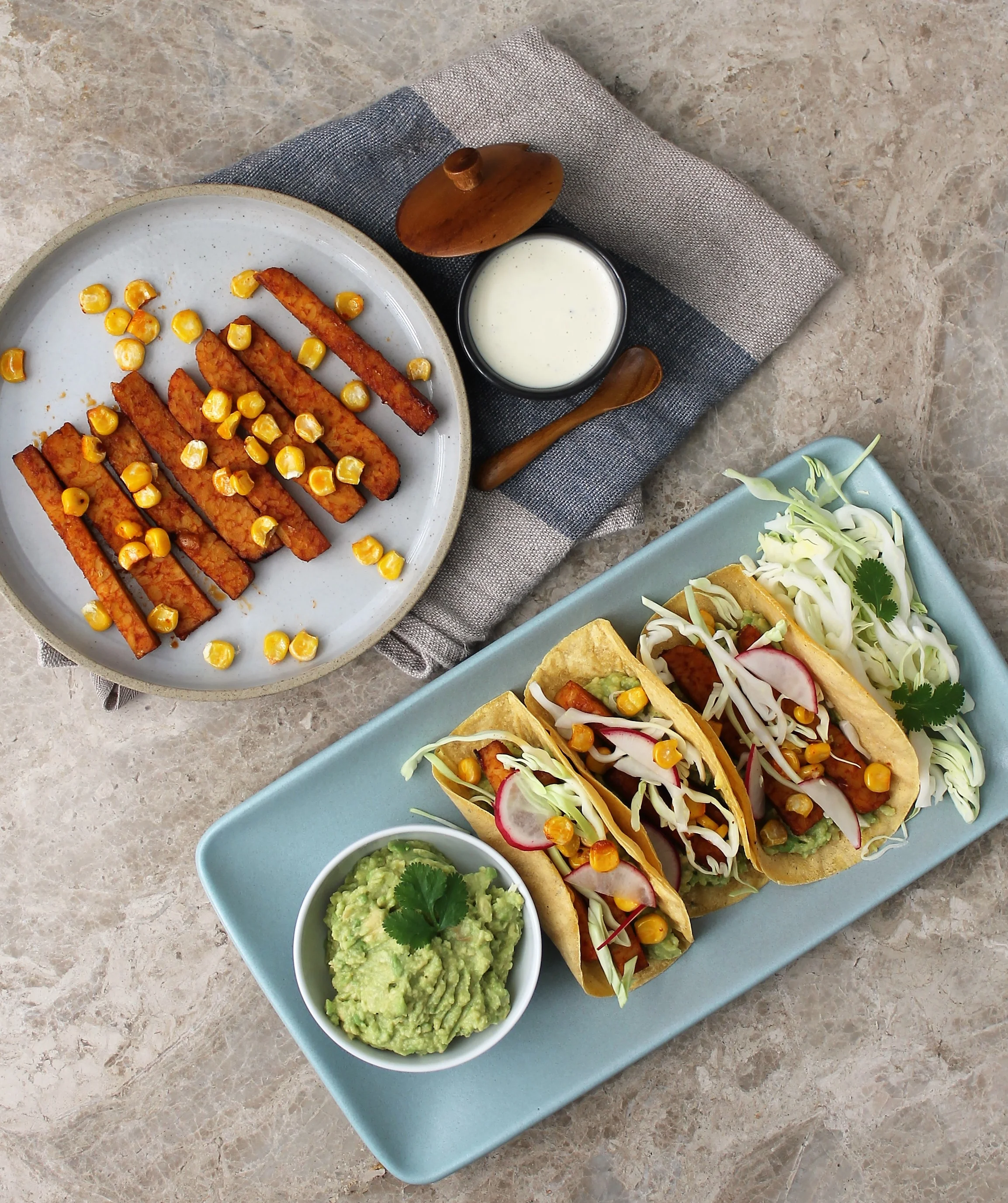 Chipotle Lime Tempeh Tacos