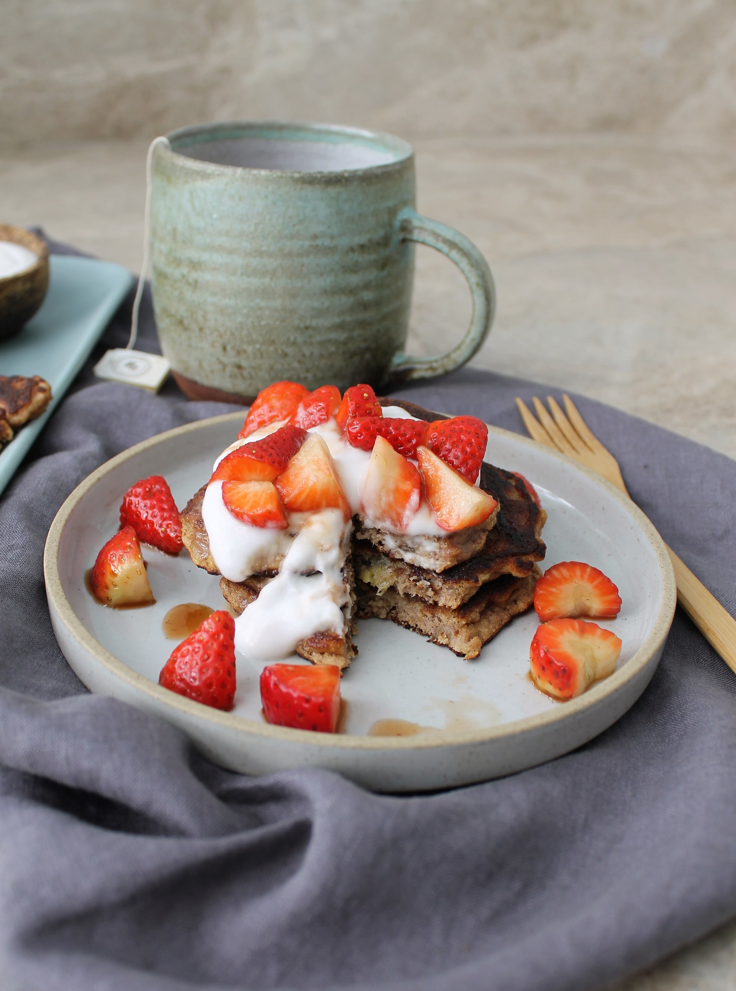 Strawberry Shortcake Pancakes — Whole Nourishment