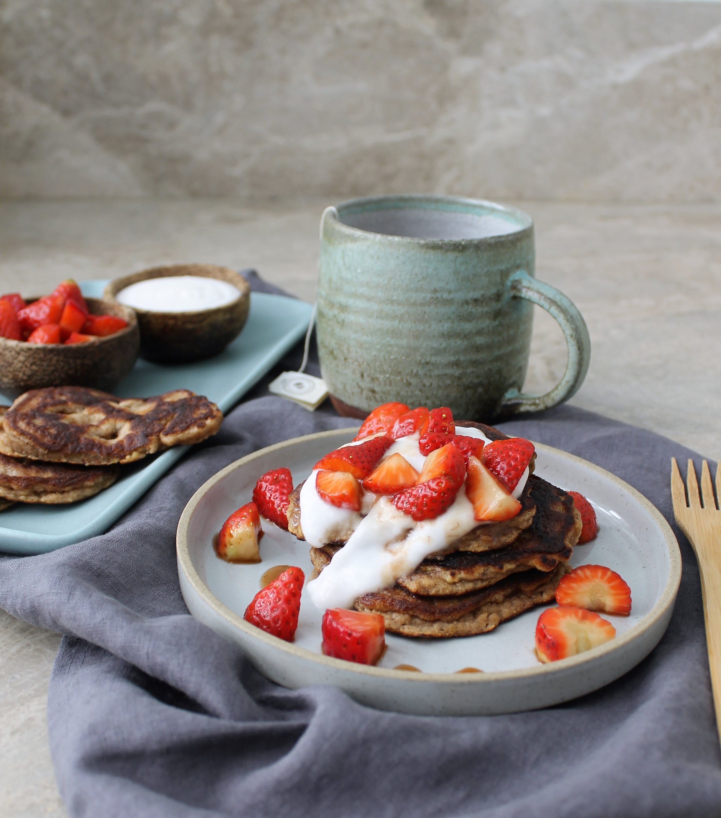 Strawberry Shortcake Pancakes — Whole Nourishment