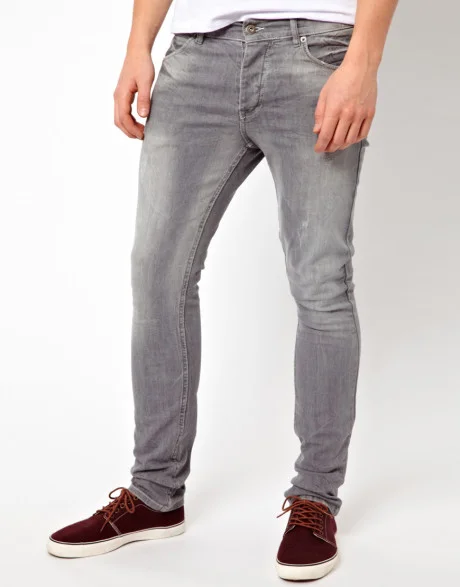 Ash colour jeans pant matching shirt Clearance