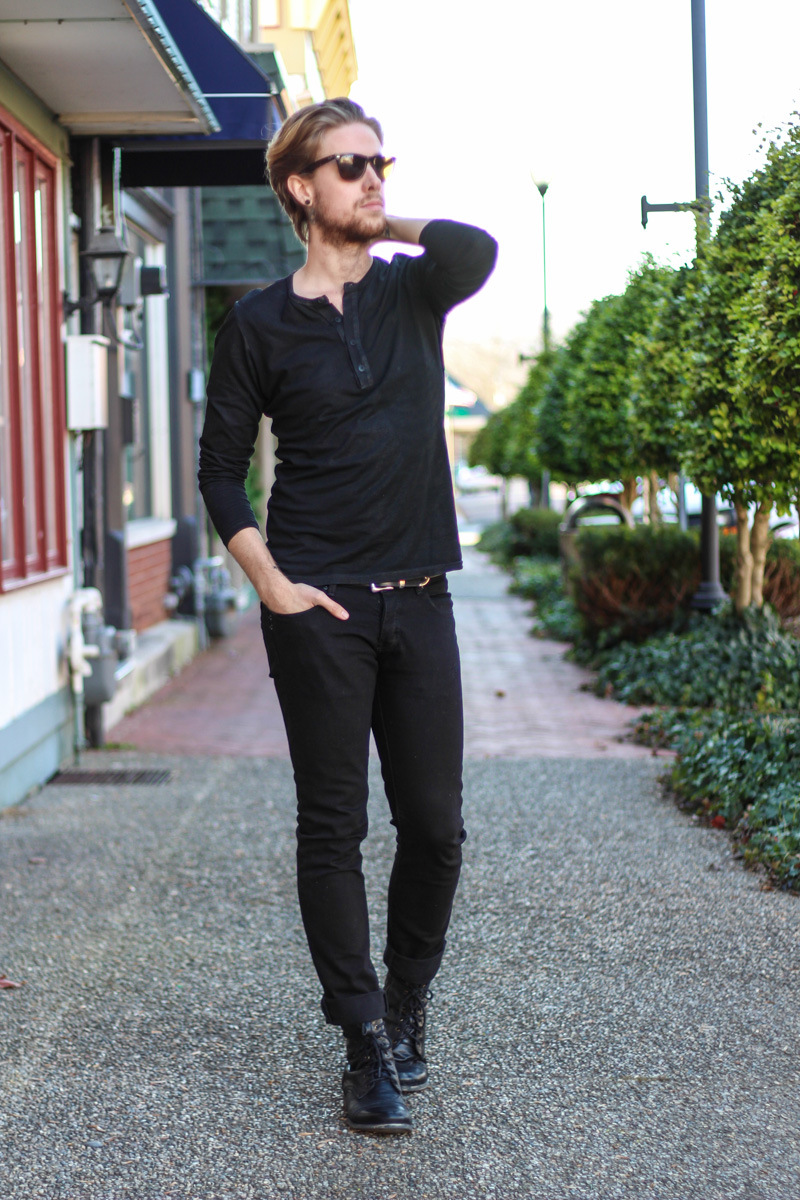 black jeans with dress shoes