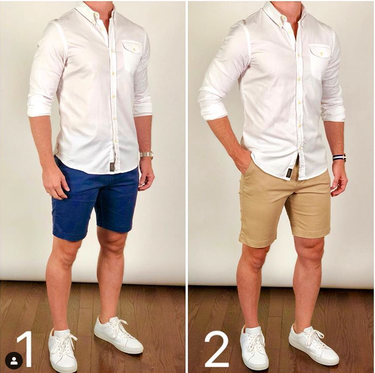 smart casual shoes with shorts