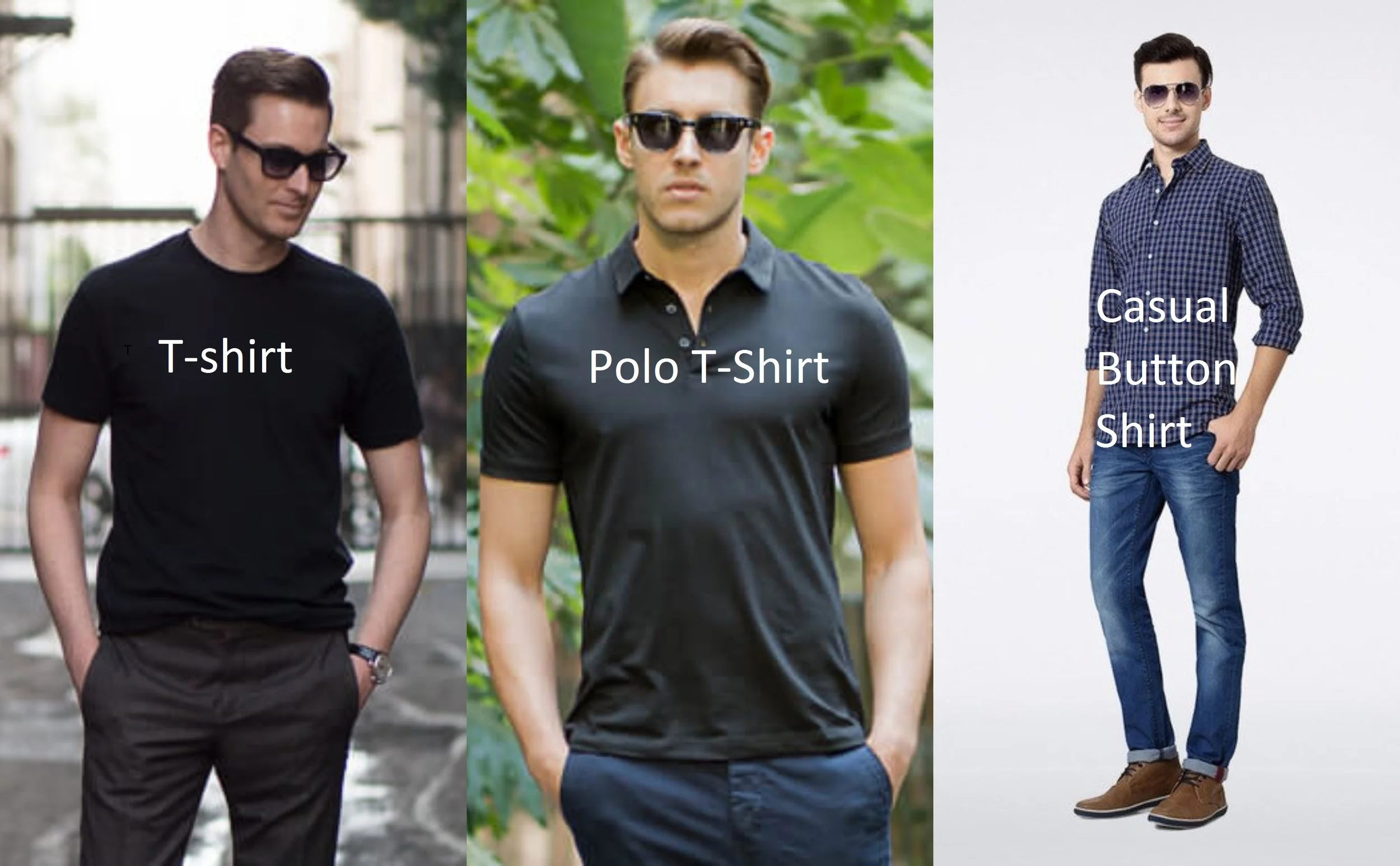 polo tee smart casual
