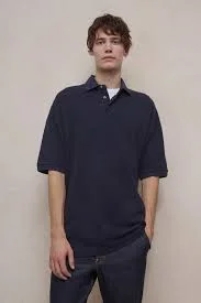 The polo sleeves are too long