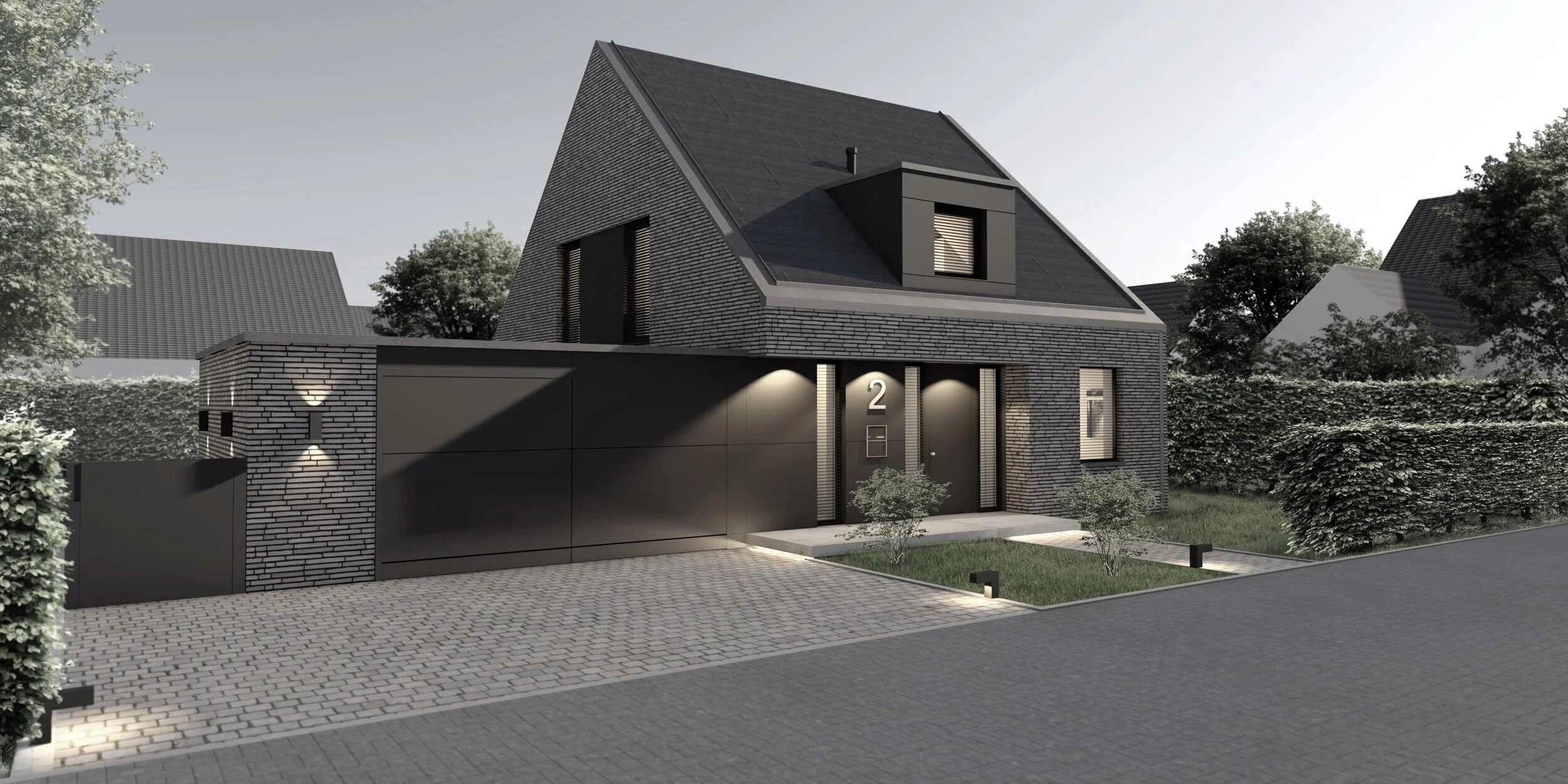 Entwurf für ein kleines Einfamilienhaus 