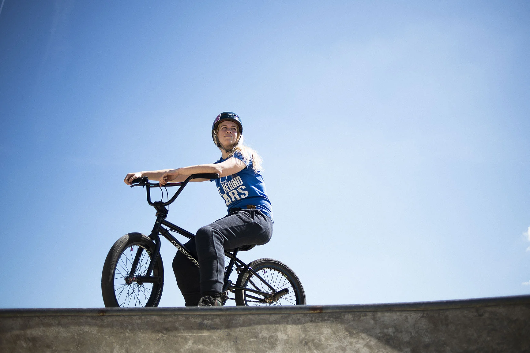 BMX Rider Val Ward