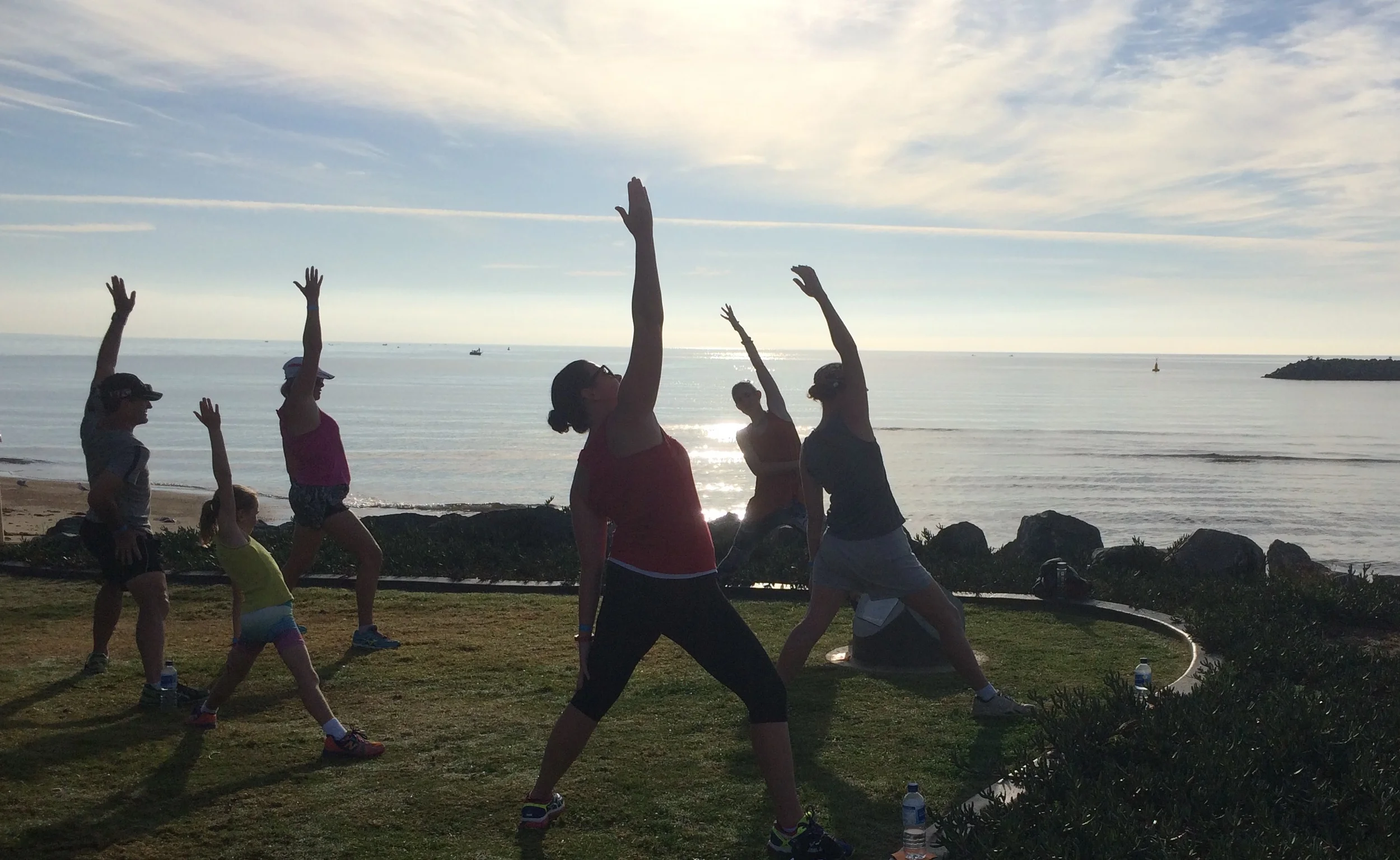 Cooling down after the O-Tag Challenge - such a beautiful day for it!