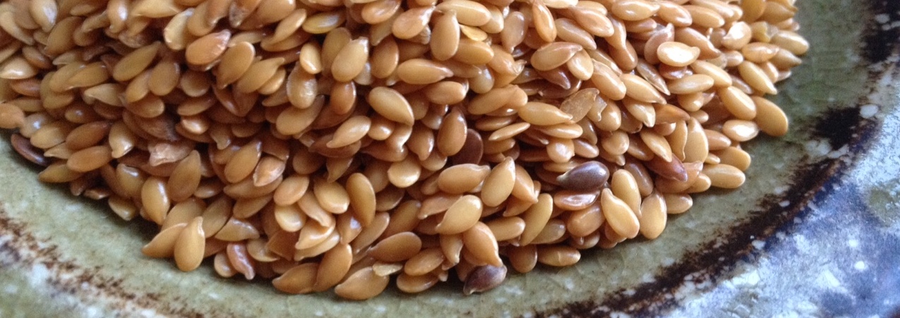 organic whole golden linseed - about $6/kg