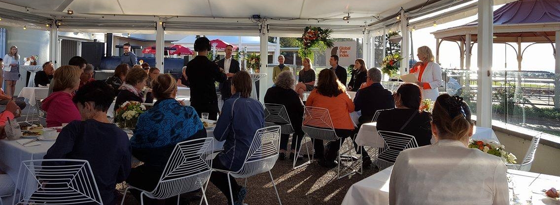 The panel discussion on holistic pain management. At Suttons Beach Pavillion