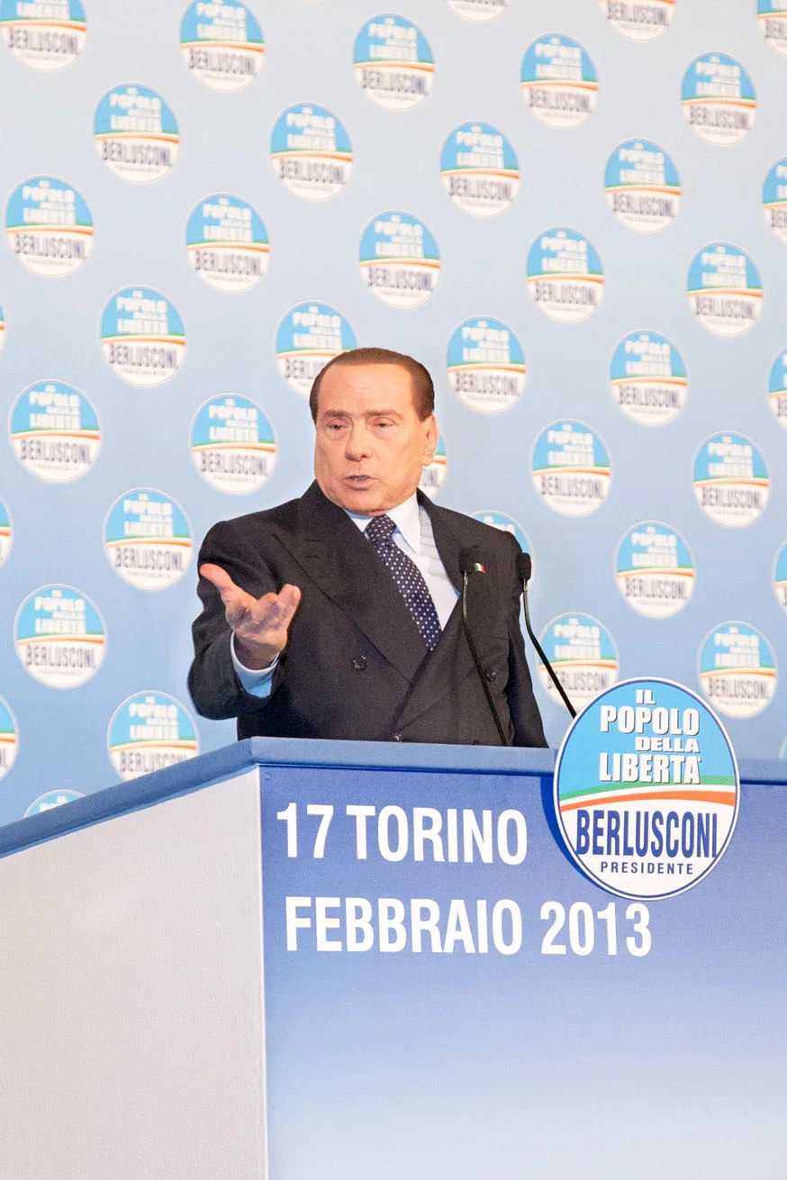 Campagna elettorale 2013 - Berlusconi a Torino