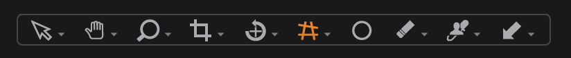 Press the K key or click on the Keystone tool